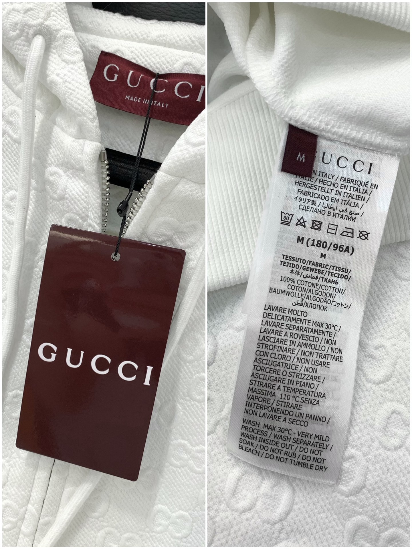 ，Gucci 古驰，2026春季最新款，专柜同步有售，原单狠货，时尚休闲连帽外套，上身很有特点！吸睛而有