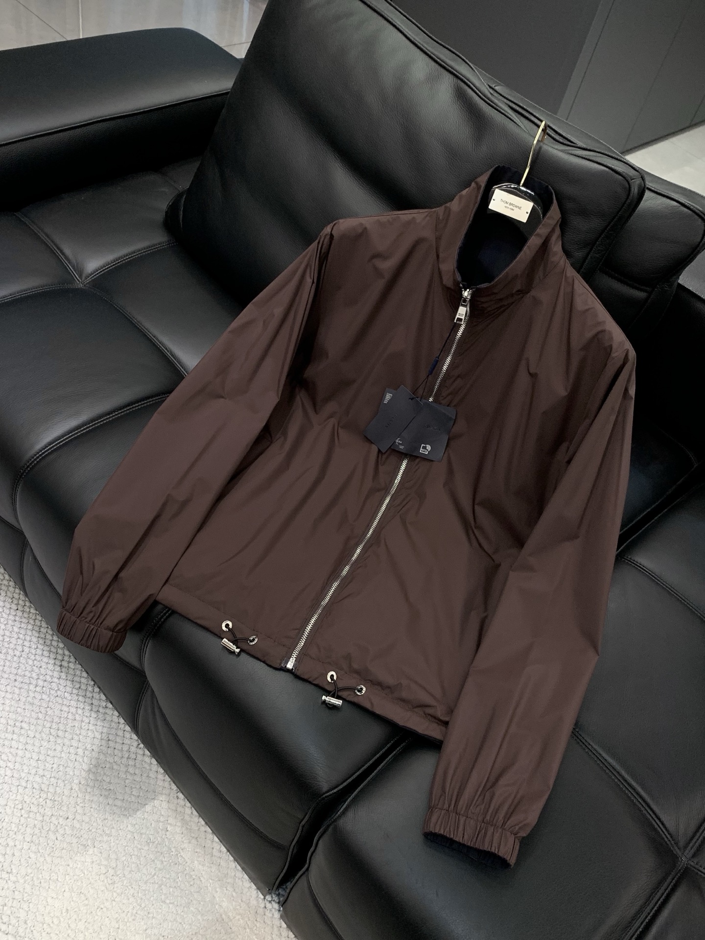 ，PRADA 普拉达，2026春季最新品，专柜同步有售，时尚休闲两面穿夹克外套，进口原版面料，做工极为复