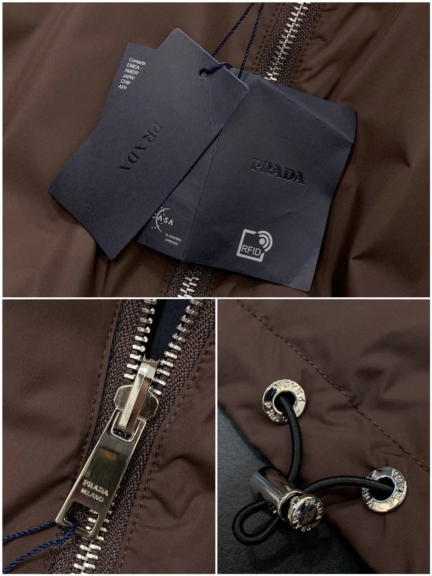 ，PRADA 普拉达，2026春季最新品，专柜同步有售，时尚休闲两面穿夹克外套，进口原版面料，做工极为复