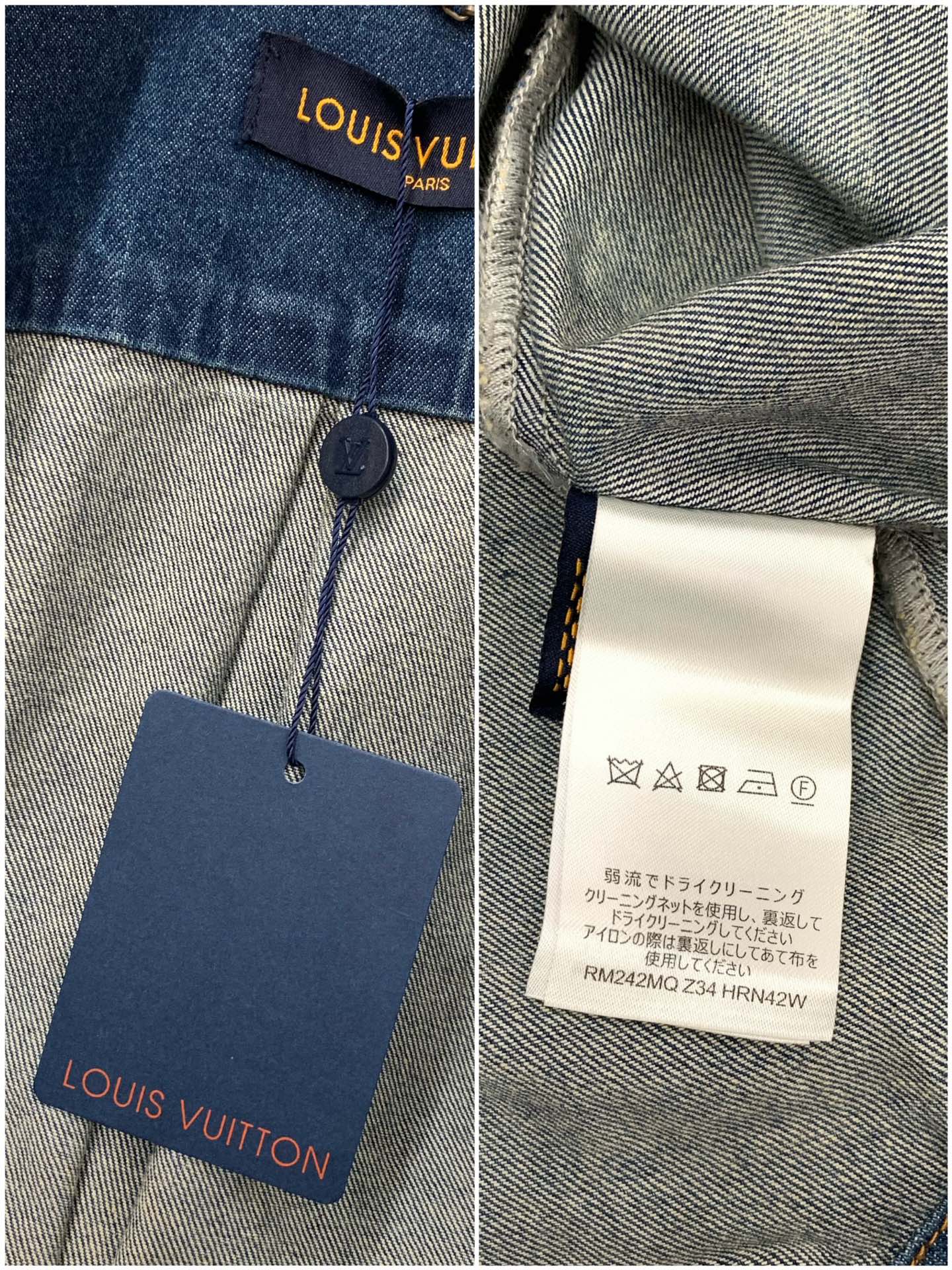 ，LouisVuitton 路易威登，2026春季最新款，专柜同步有售，原单狠货，时尚休闲牛仔外套，上身