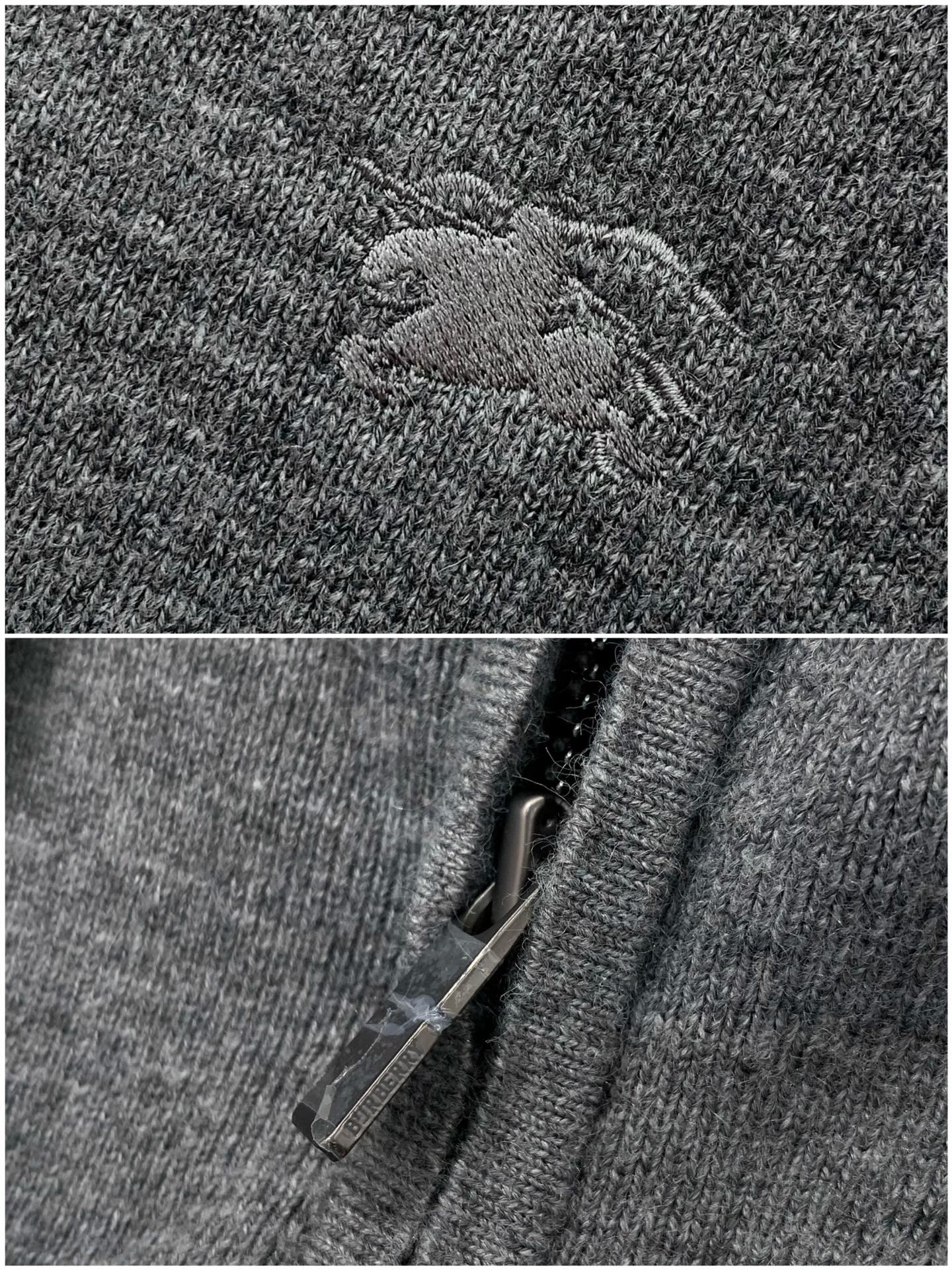 ，Burberry 巴宝莉，2026春季最新品，专柜同步有售，原单狠货，时尚休闲连帽针织开衫毛衣，进口原