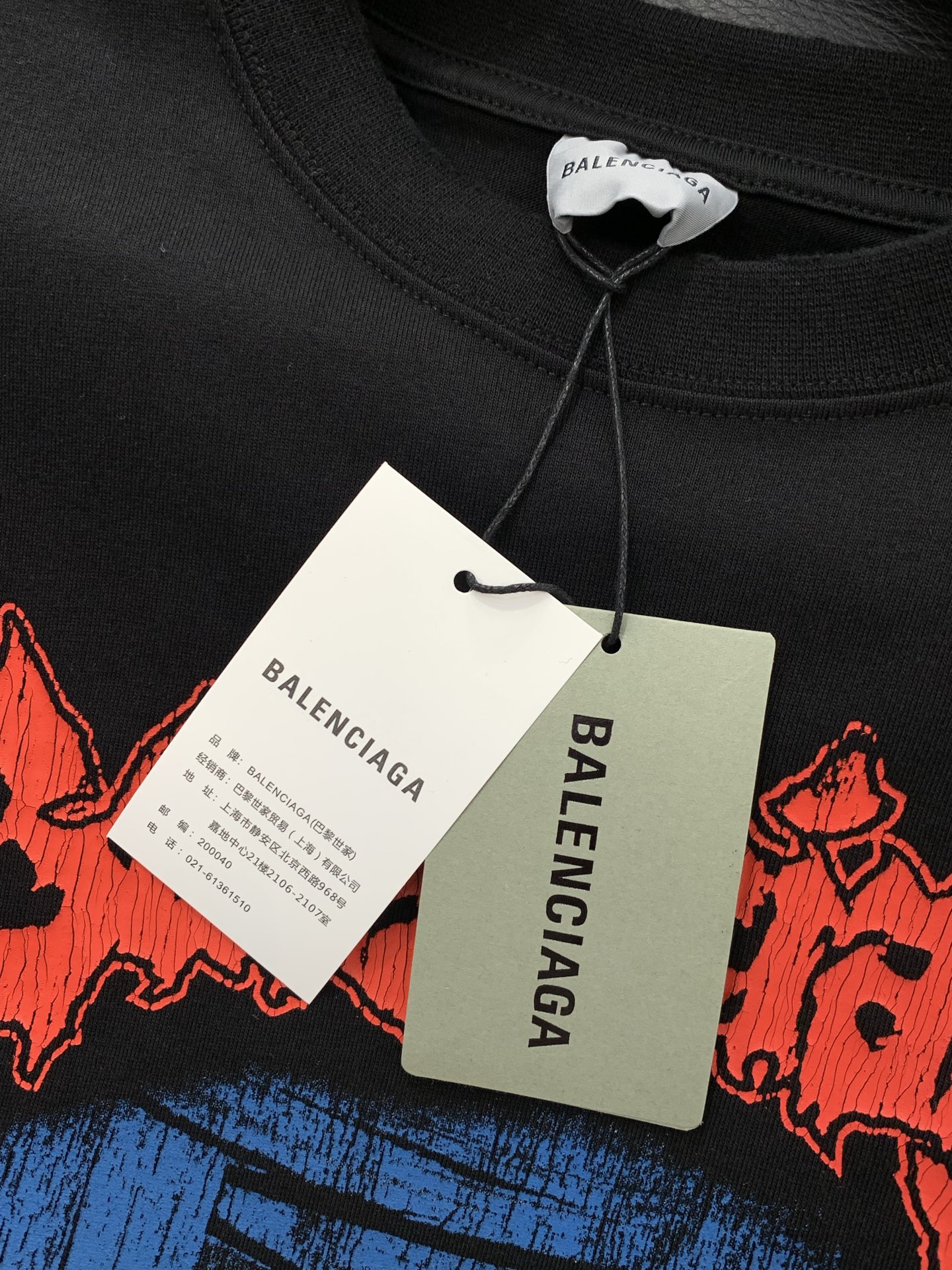 ，Balenciaga 巴黎世家，2026春夏最新款，专柜同步有售，原单狠货，爆款时尚休闲圆领短袖T恤，