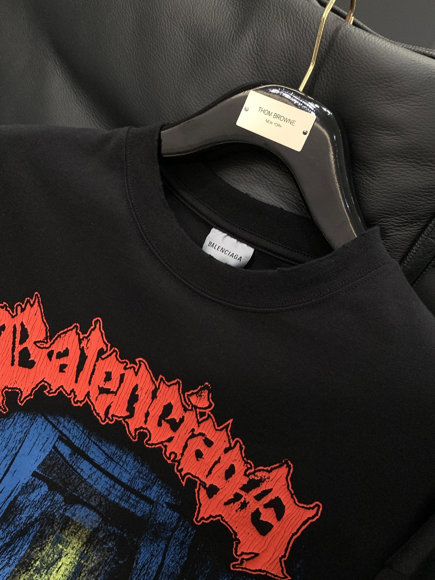 ，Balenciaga 巴黎世家，2026春夏最新款，专柜同步有售，原单狠货，爆款时尚休闲圆领短袖T恤，