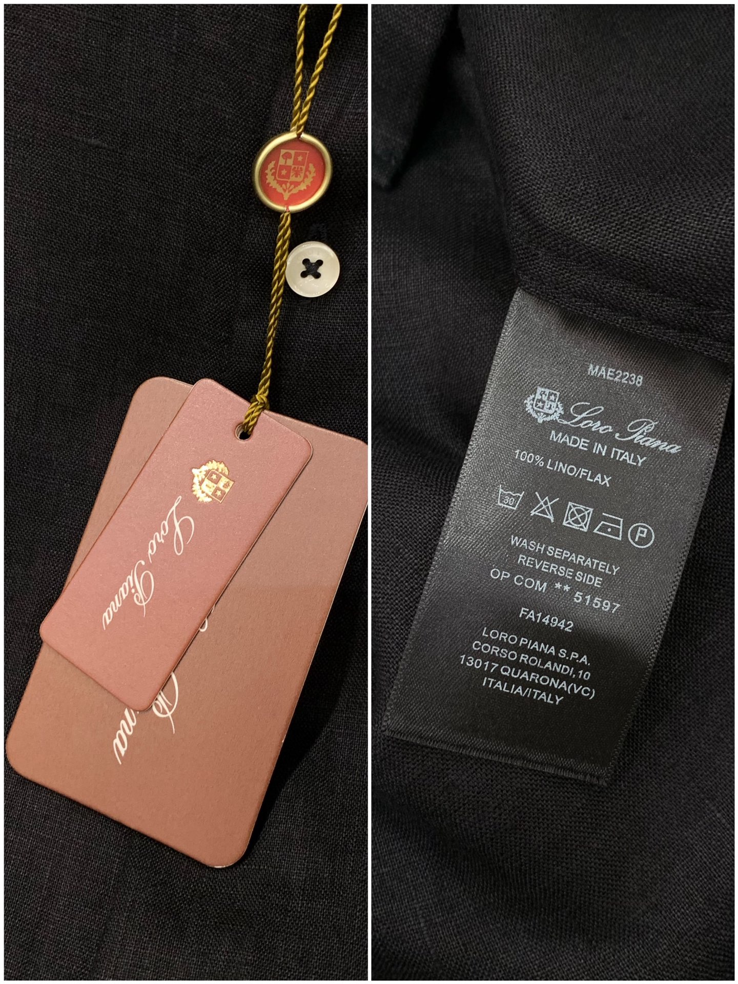 ，loro Piana(loro Piana )，2026春季最新品，专柜同步有售，原单狠货，时尚休闲长
