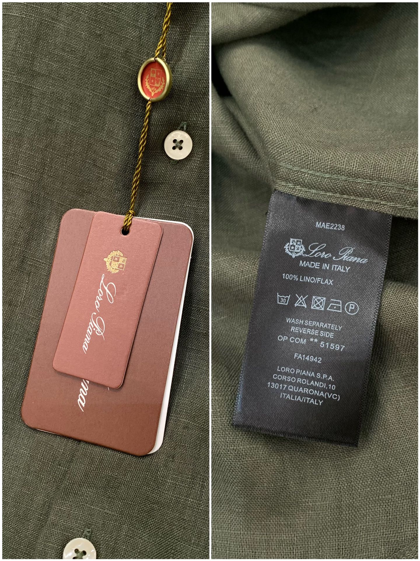 ，loro Piana(loro Piana )，2026春季最新品，专柜同步有售，原单狠货，时尚休闲长