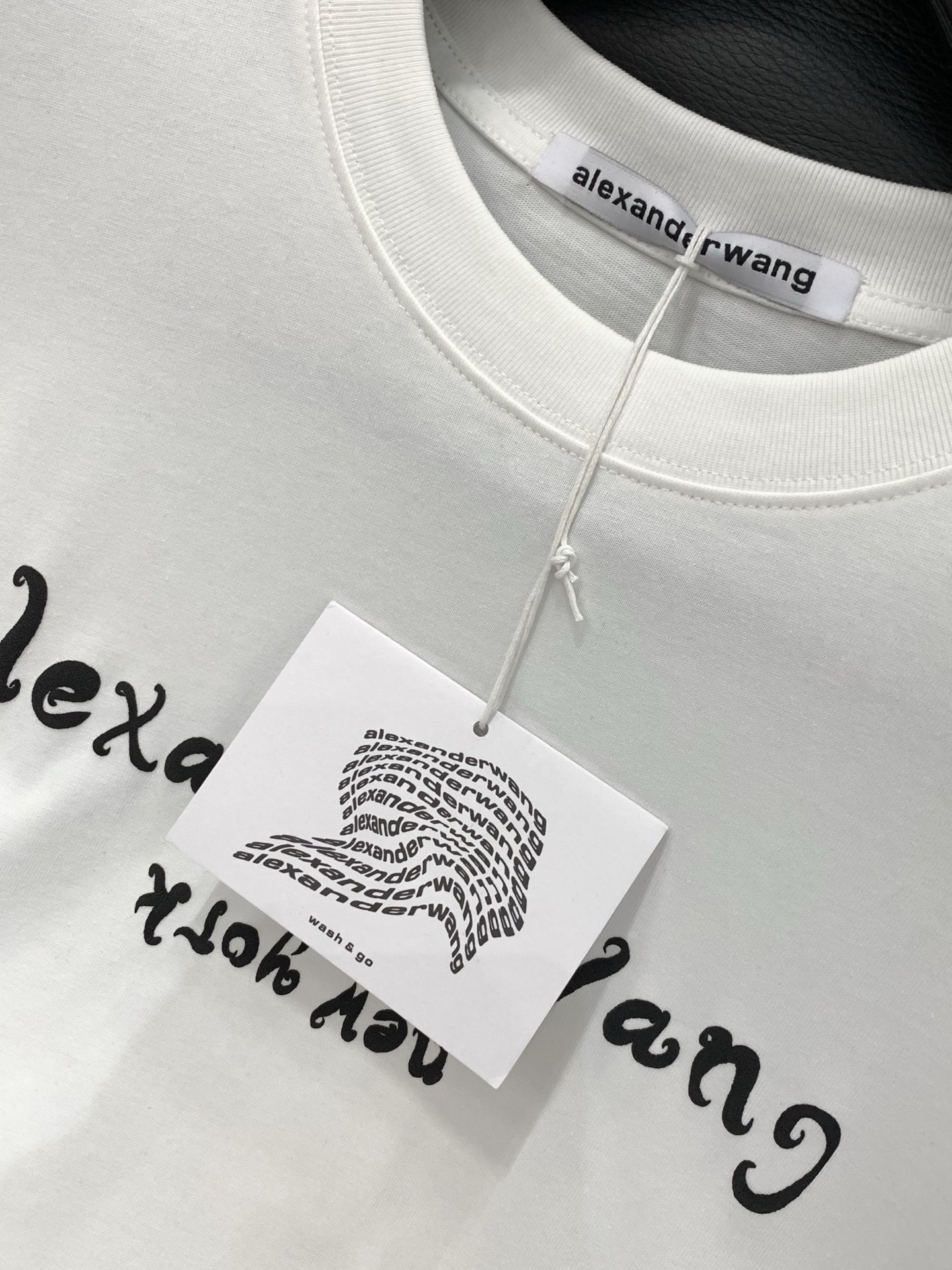 ，Alexander Wang 亚历山大·王，2026春夏新品，时尚休闲圆领短袖T恤，专柜同步有售，顶级