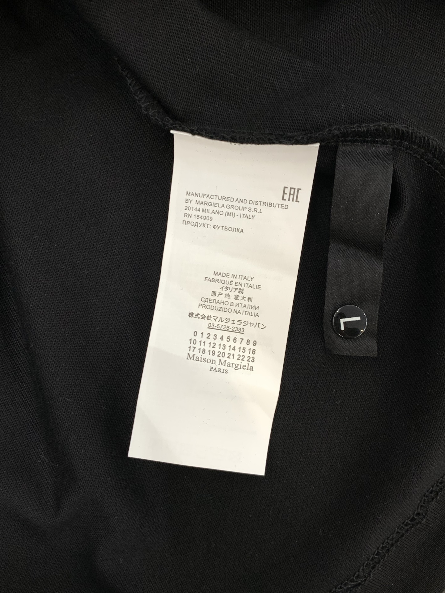 ，Maison Margiela马吉拉，春夏最新品，专柜同步有售，原单狠货，时尚休闲圆领短袖T恤，上身舒