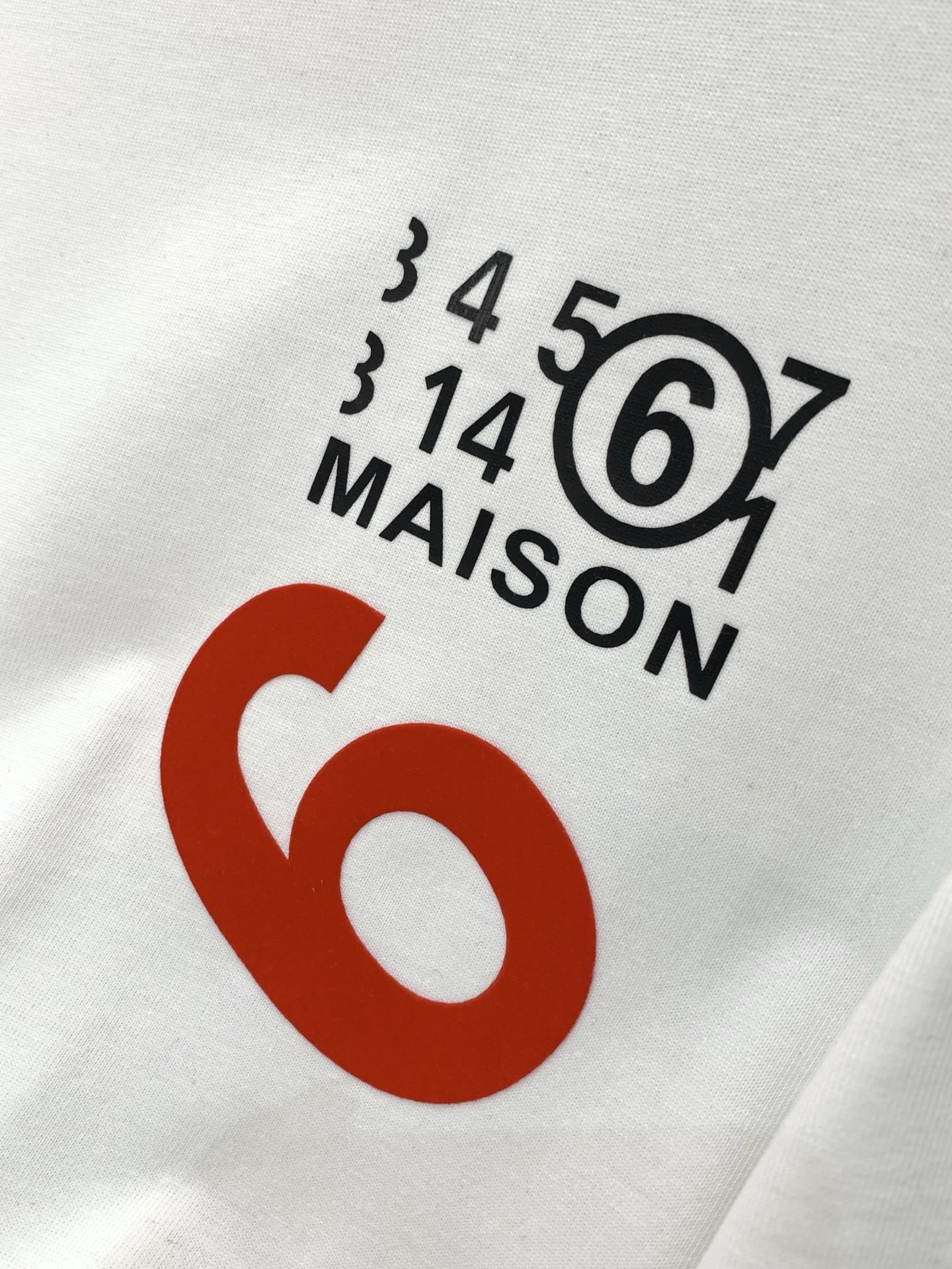 ，Maison Margiela马吉拉，春夏最新品，专柜同步有售，原单狠货，时尚休闲圆领短袖T恤，上身舒