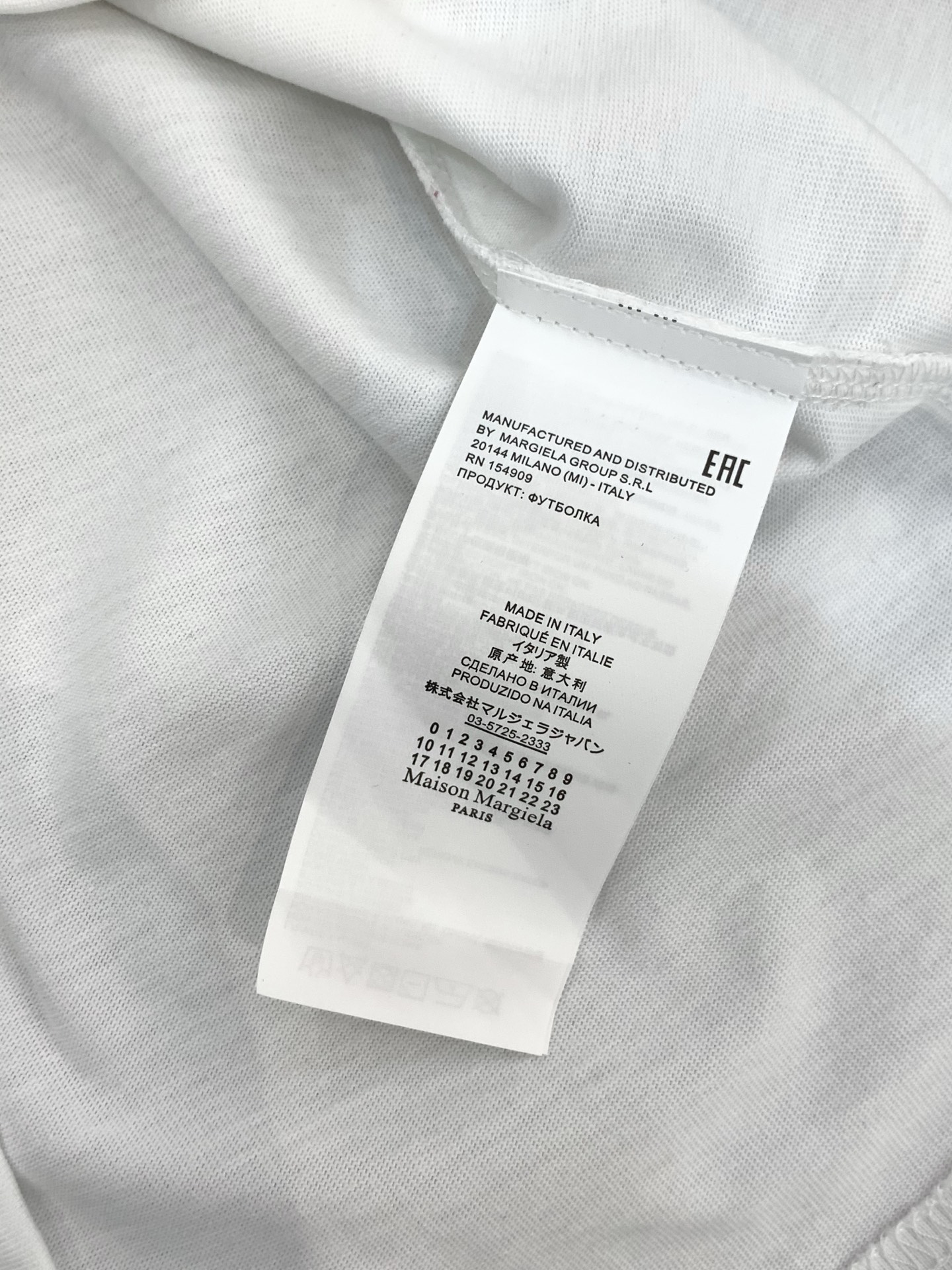 ，Maison Margiela马吉拉，春夏最新品，专柜同步有售，原单狠货，时尚休闲圆领短袖T恤，上身舒