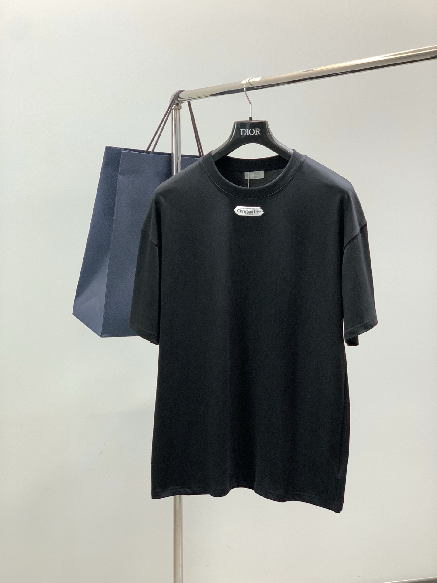 ，Dior 迪奥， 2026春夏新品，专柜同步有售，简约时尚休闲圆领短袖T恤，原版进口面料，舒适透气，顶