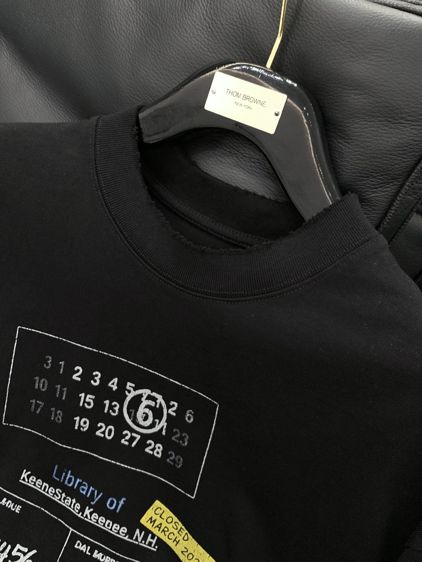 ，Maison Margiela马吉拉，春夏最新品，专柜同步有售，原单狠货，时尚休闲圆领短袖T恤，上身舒