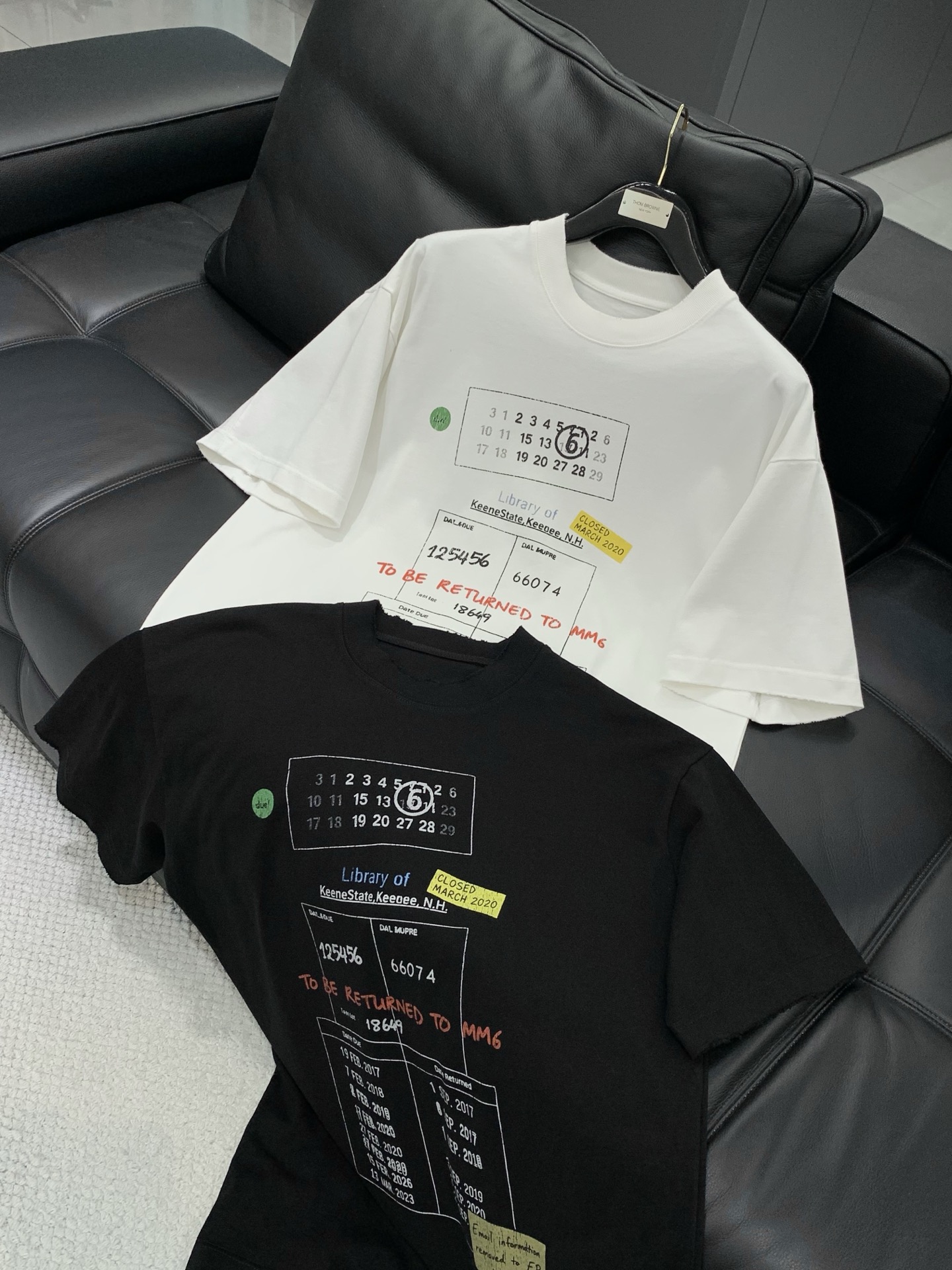 ，Maison Margiela马吉拉，春夏最新品，专柜同步有售，原单狠货，时尚休闲圆领短袖T恤，上身舒