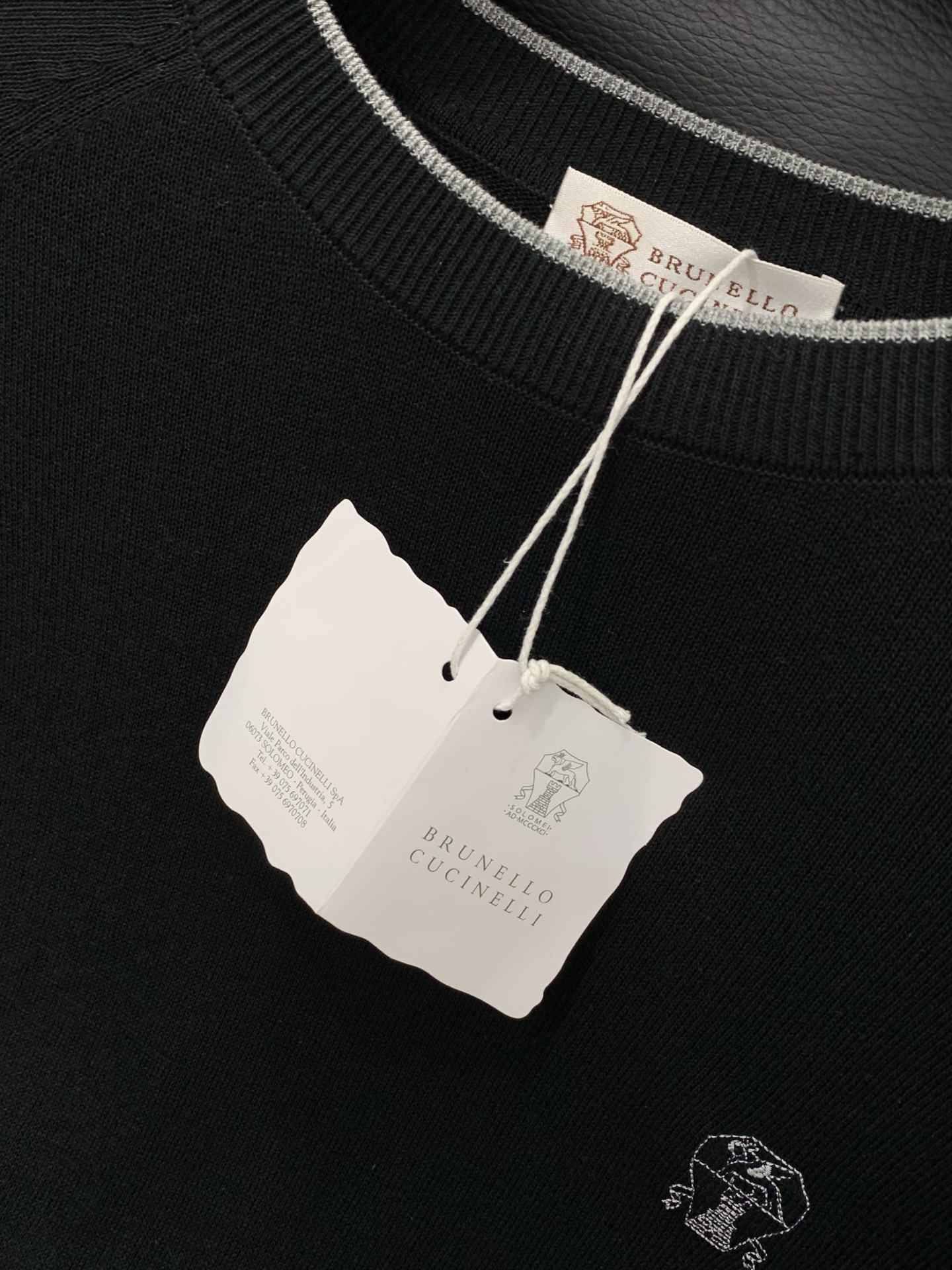 ，BC黑色圆领针织衫材质 亚麻混纺尺码M-3XL 尺寸	M	  L	     XL	  2XL	3XL	
