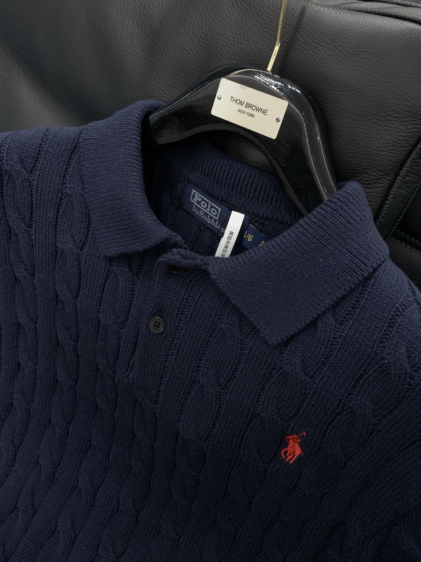 ，Ralph Lauren 拉夫劳伦，2026春季新品，时尚休闲翻领针织短袖毛衣，采用进口原版面料，精致