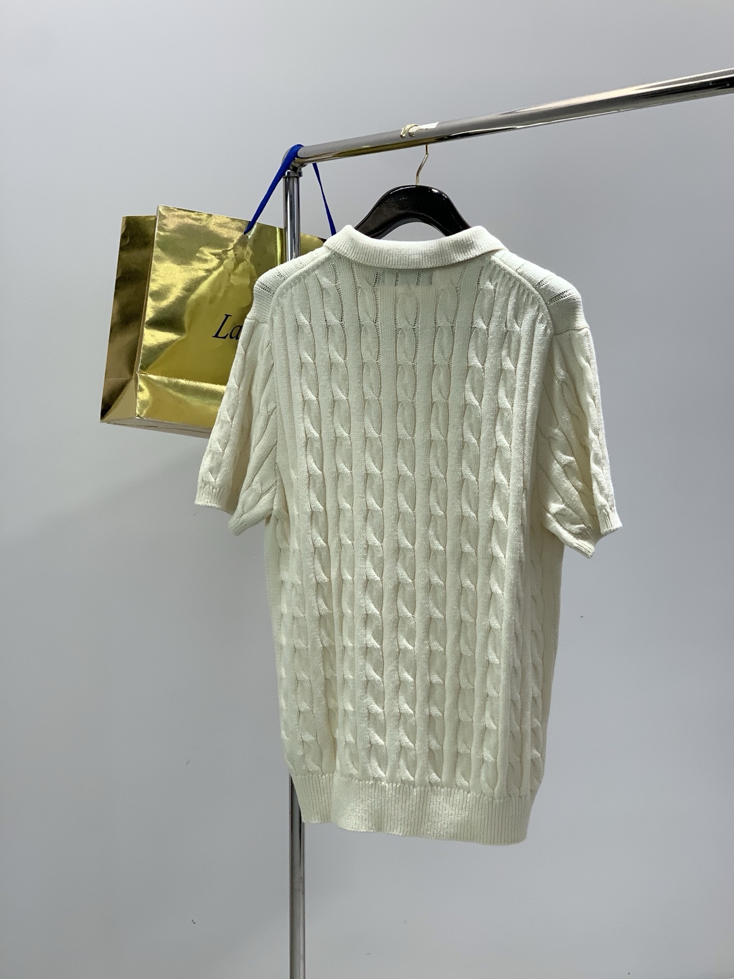 ，Ralph Lauren 拉夫劳伦，2026春季新品，时尚休闲翻领针织短袖毛衣，采用进口原版面料，精致