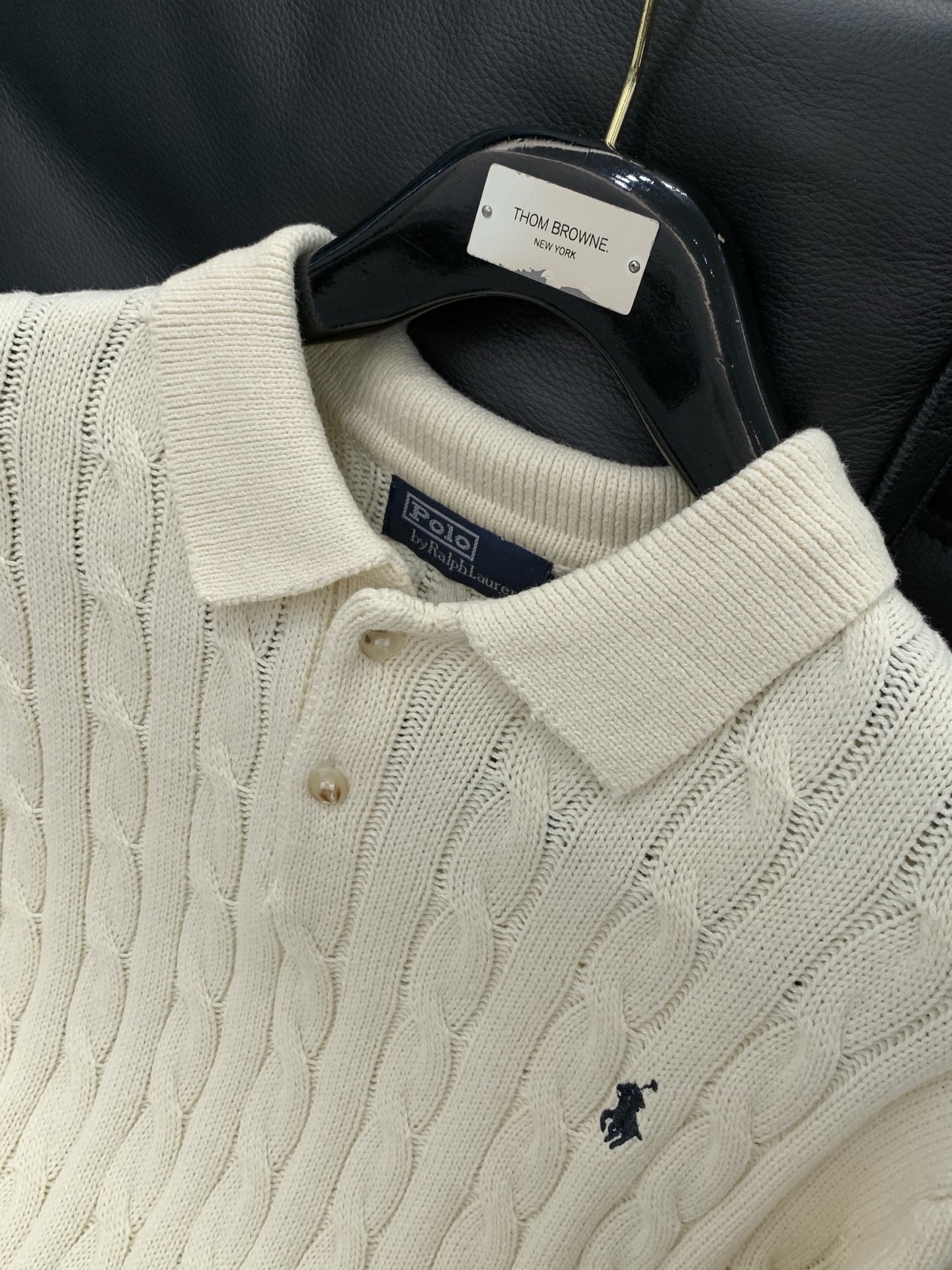 ，Ralph Lauren 拉夫劳伦，2026春季新品，时尚休闲翻领针织短袖毛衣，采用进口原版面料，精致