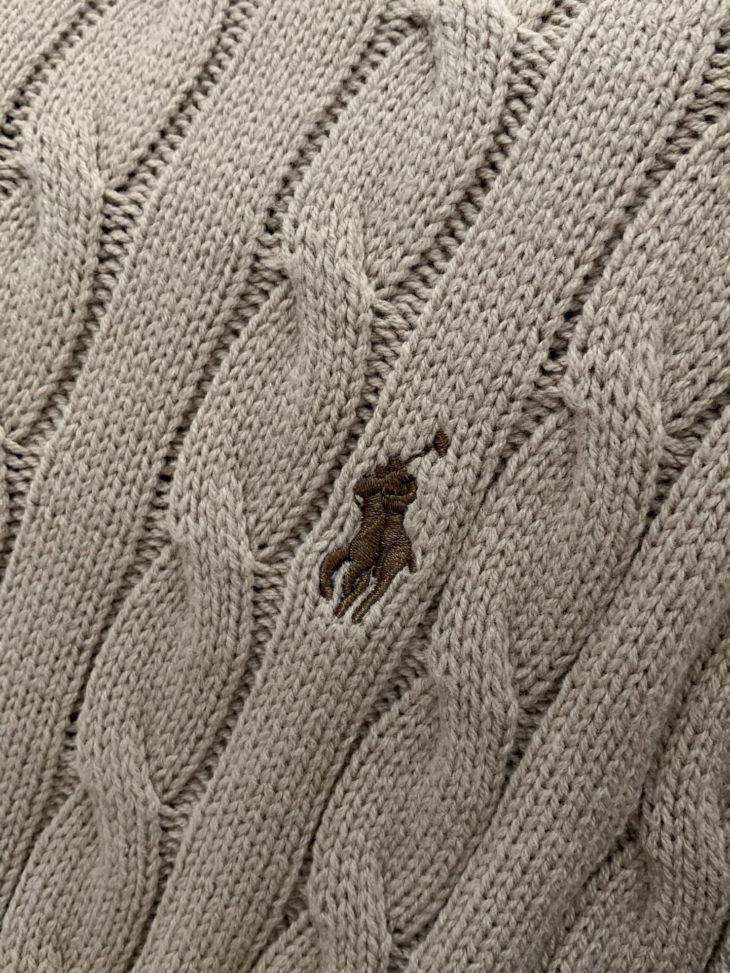 ，Ralph Lauren 拉夫劳伦，2026春季新品，时尚休闲翻领针织短袖毛衣，采用进口原版面料，精致