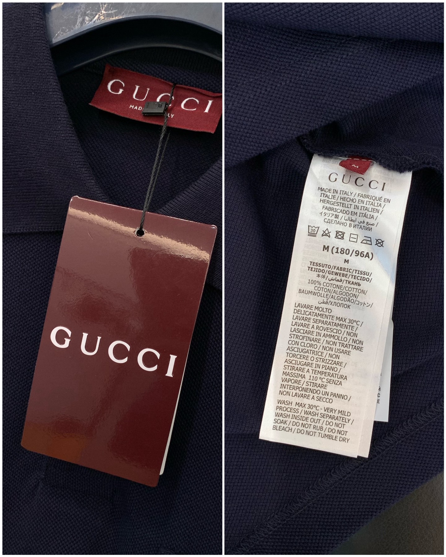 ，Gucci 古驰，2026夏季最新款，专柜同步有售，原单狠货，时尚休闲翻领短袖T恤，上身很有特点！吸睛
