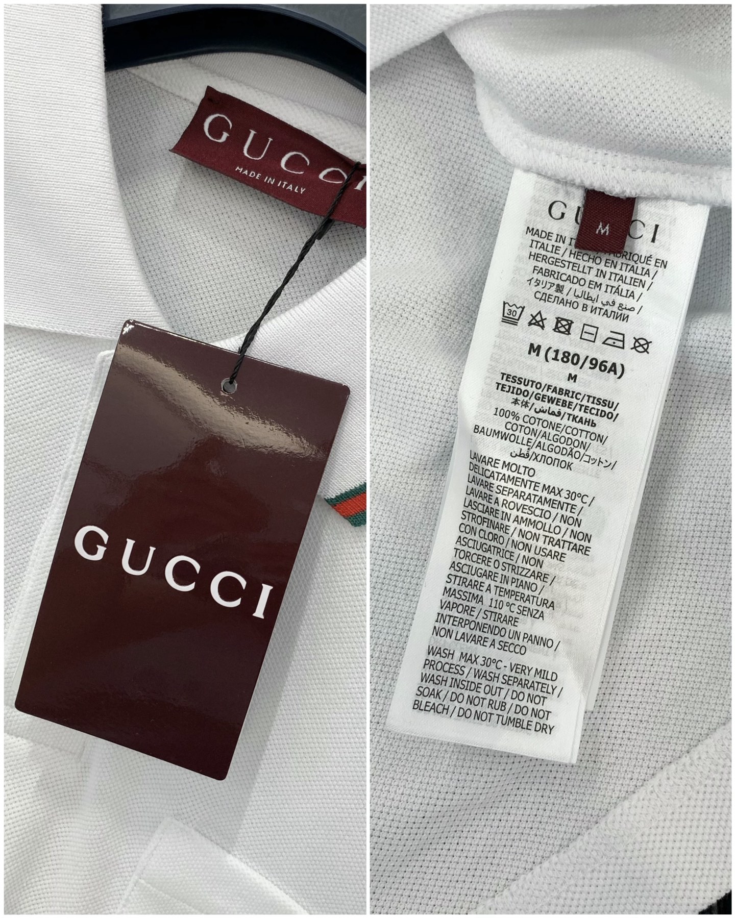 ，Gucci 古驰，2026夏季最新款，专柜同步有售，原单狠货，时尚休闲翻领短袖T恤，上身很有特点！吸睛