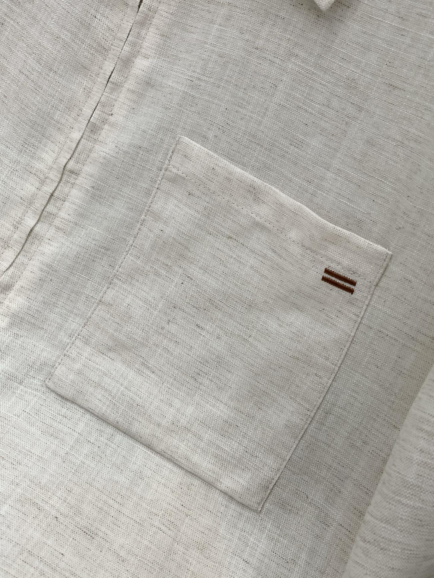 一套，杰尼亚 Zegna，2026夏季最新品，专柜同步有售，原单狠货，时尚休闲套装，采用进口原版棉麻面料