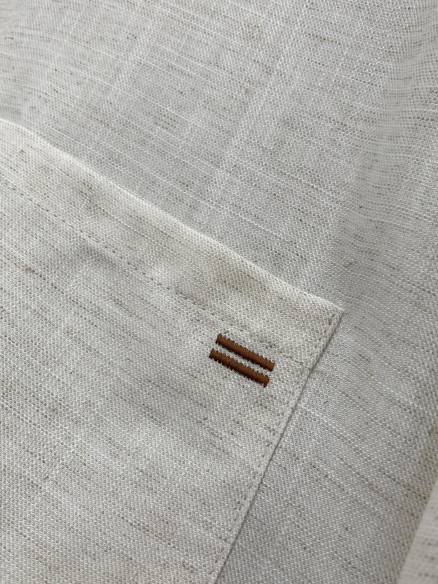 一套，杰尼亚 Zegna，2026夏季最新品，专柜同步有售，原单狠货，时尚休闲套装，采用进口原版棉麻面料