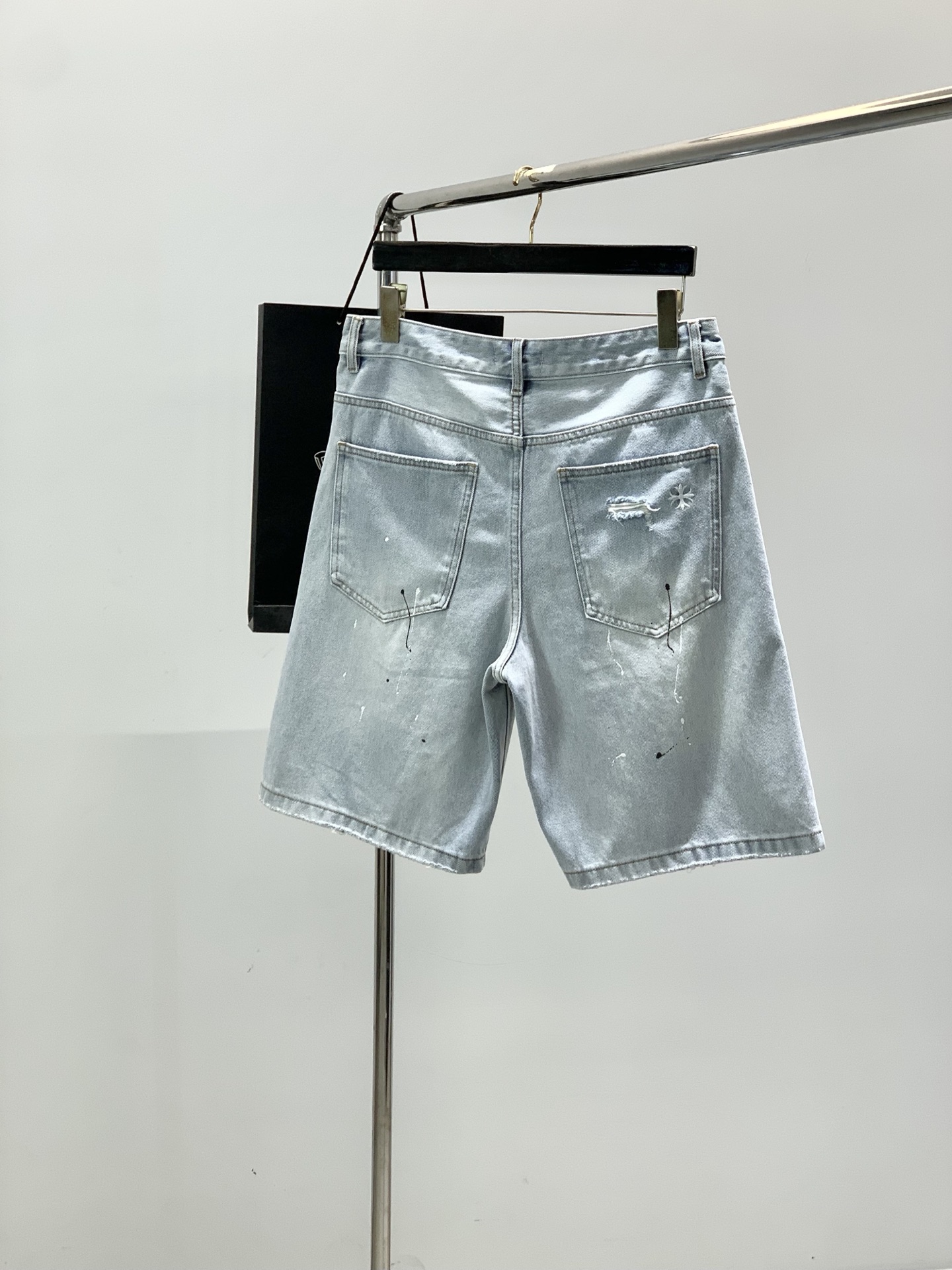 Chrome Hearts 克罗心牛仔短裤 牛仔短裤 ，男女同款式材质 牛仔布 尺码M-2XL