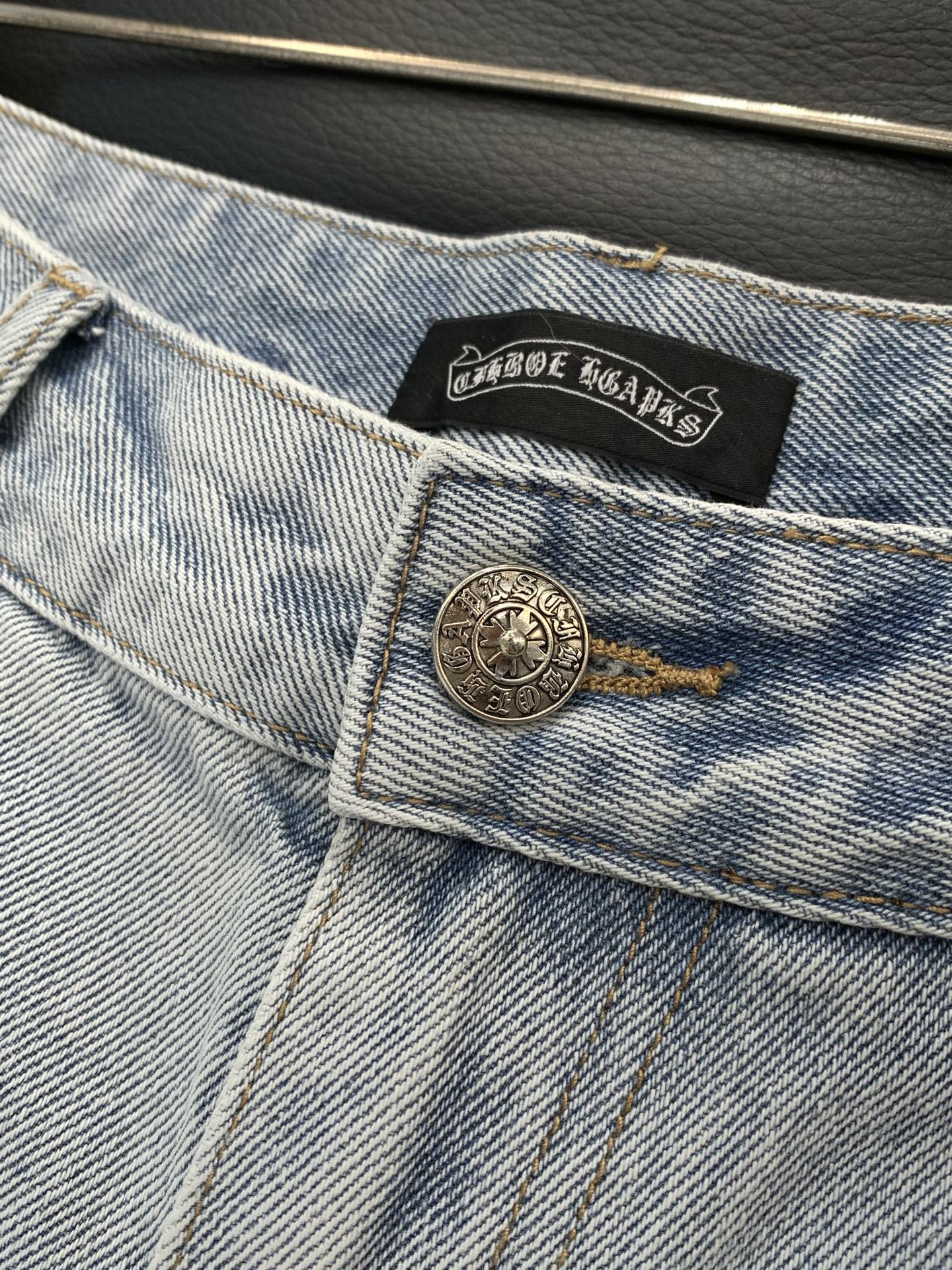 Chrome Hearts 克罗心牛仔短裤 牛仔短裤 ，男女同款式材质 牛仔布 尺码M-2XL