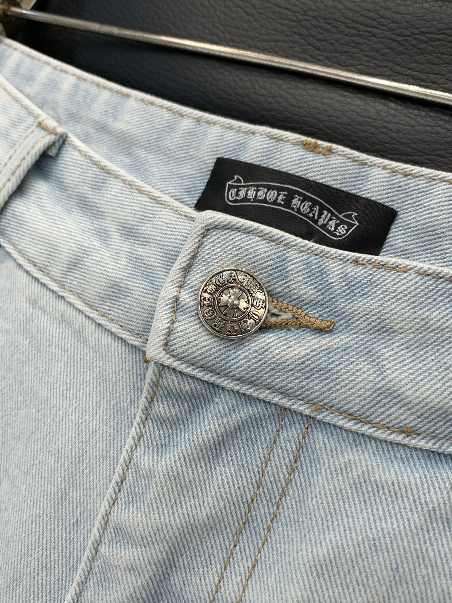 Chrome Hearts 克罗心牛仔短裤 牛仔短裤 ，男女同款式材质 牛仔布 尺码M-2XL