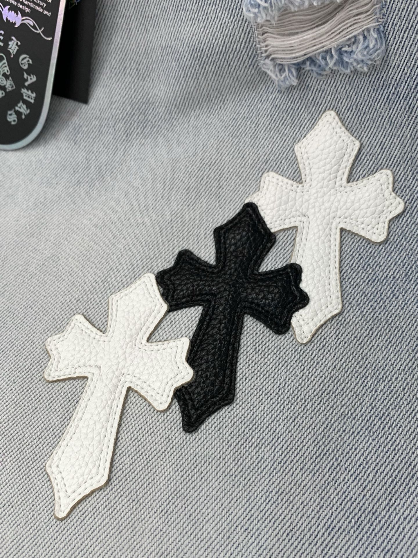 Chrome Hearts 克罗心牛仔短裤 牛仔短裤 ，男女同款式材质 牛仔布 尺码M-2XL