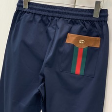 ,Gucci深蓝色松紧运动休闲裤 时尚系列,独特设计,抽绳休闲长裤 订纱开始订染和订纺。 国内某大厂出口日本 和供 ,Gucci深蓝色松紧运动休闲裤 时尚系列,独特设计,抽绳休闲长裤 订纱开始订染和订纺。 国内某大厂出口日本 和供