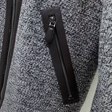,Brioni.羊毛混纺翻领夹克拉链外套 材质 50%聚酯纤维 50%羊毛 ,Brioni.羊毛混纺翻领夹克拉链外套 材质 50%聚酯纤维 50%羊毛