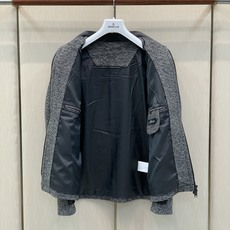,Brioni.羊毛混纺翻领夹克拉链外套 材质 50%聚酯纤维 50%羊毛 ,Brioni.羊毛混纺翻领夹克拉链外套 材质 50%聚酯纤维 50%羊毛