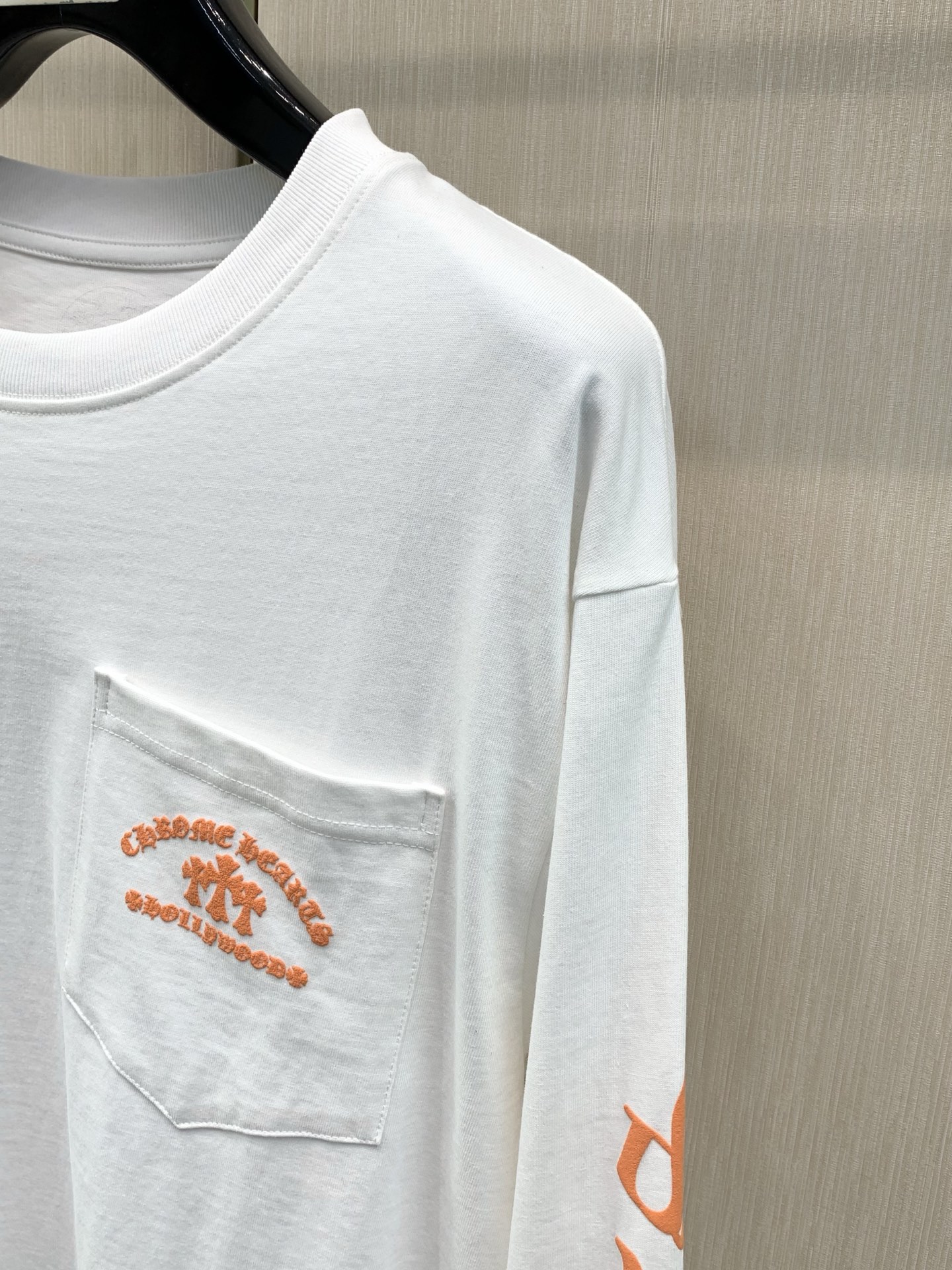 ，Chrome Hearts 克罗心，2026早秋新品，专柜同步有售，原单狠货，时尚休闲圆领长袖T恤，采用进口原版面料，
