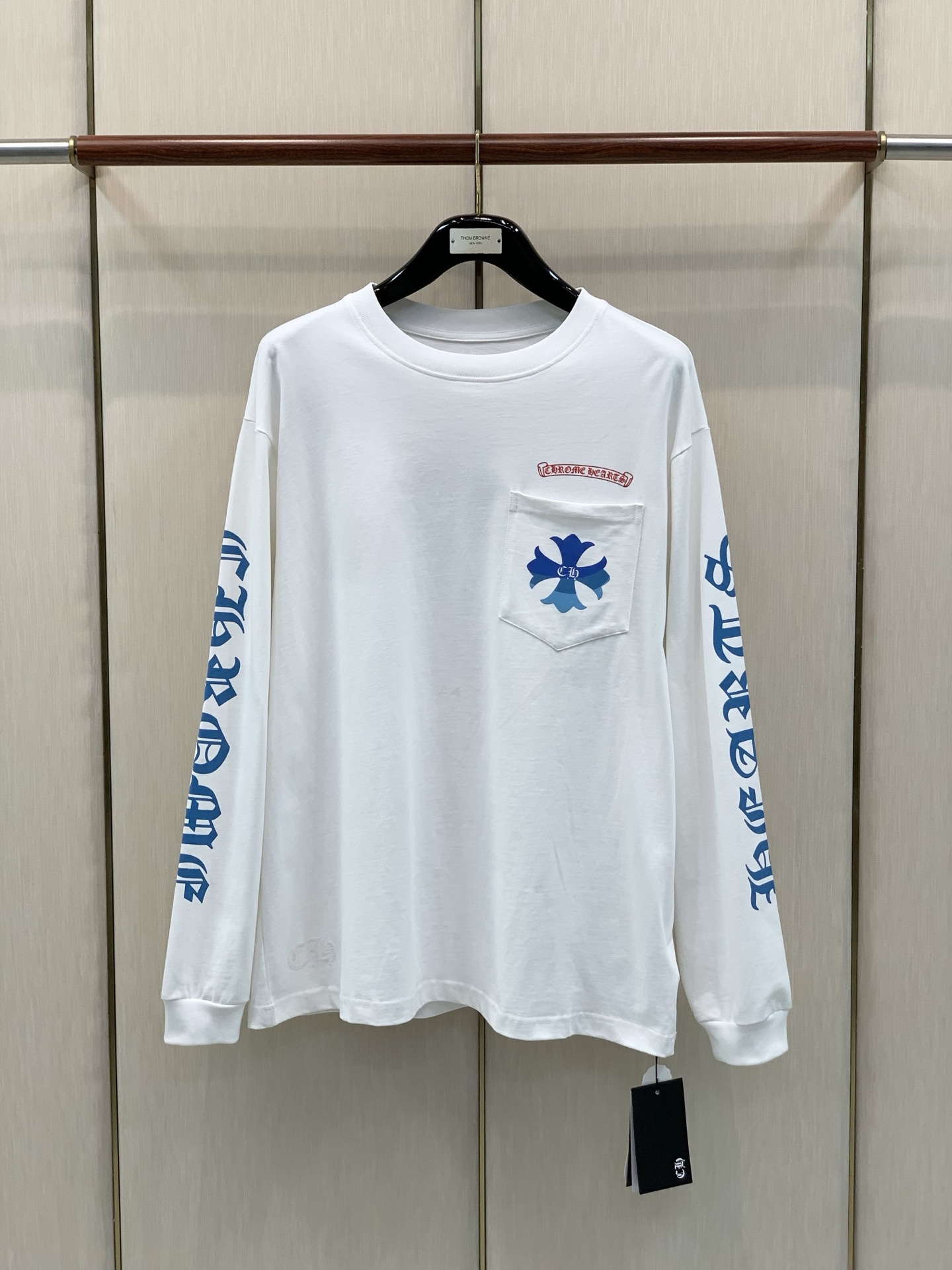 ，Chrome Hearts 克罗心，2026早秋新品，专柜同步有售，原单狠货，时尚休闲圆领长袖T恤，采用进口原版面料，