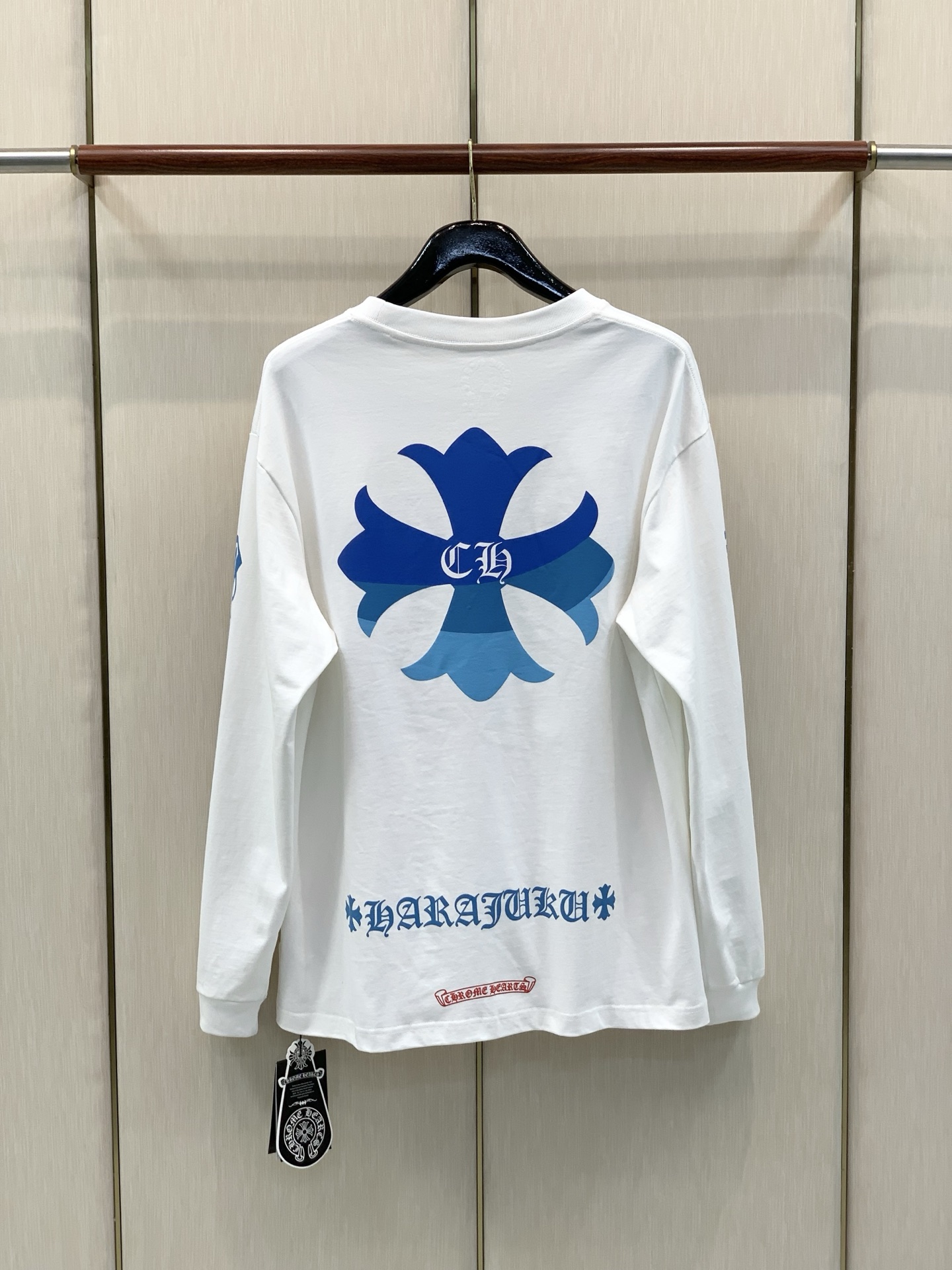 ，Chrome Hearts 克罗心，2026早秋新品，专柜同步有售，原单狠货，时尚休闲圆领长袖T恤，采用进口原版面料，