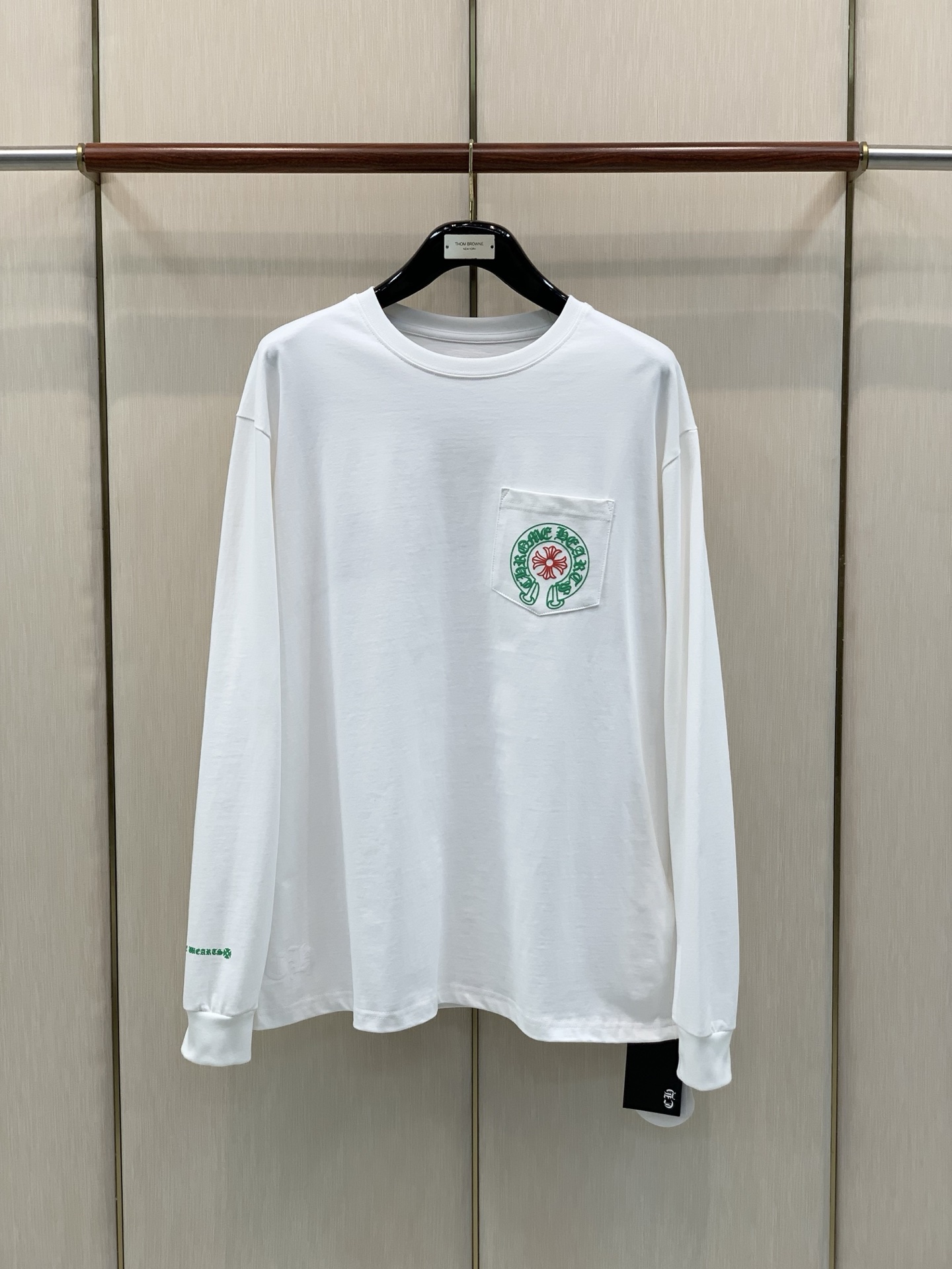，Chrome Hearts 克罗心，2026早秋新品，专柜同步有售，原单狠货，时尚休闲圆领长袖T恤，采用进口原版面料，