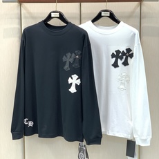 ,Chrome Hearts 克罗心,2026早秋新品,专柜同步有售,原单狠货,时尚休闲圆领长袖T恤,采用进口原版面料, ,Chrome Hearts 克罗心,2026早秋新品,专柜同步有售,原单狠货,时尚休闲圆领长袖T恤,采用进口原版面料,
