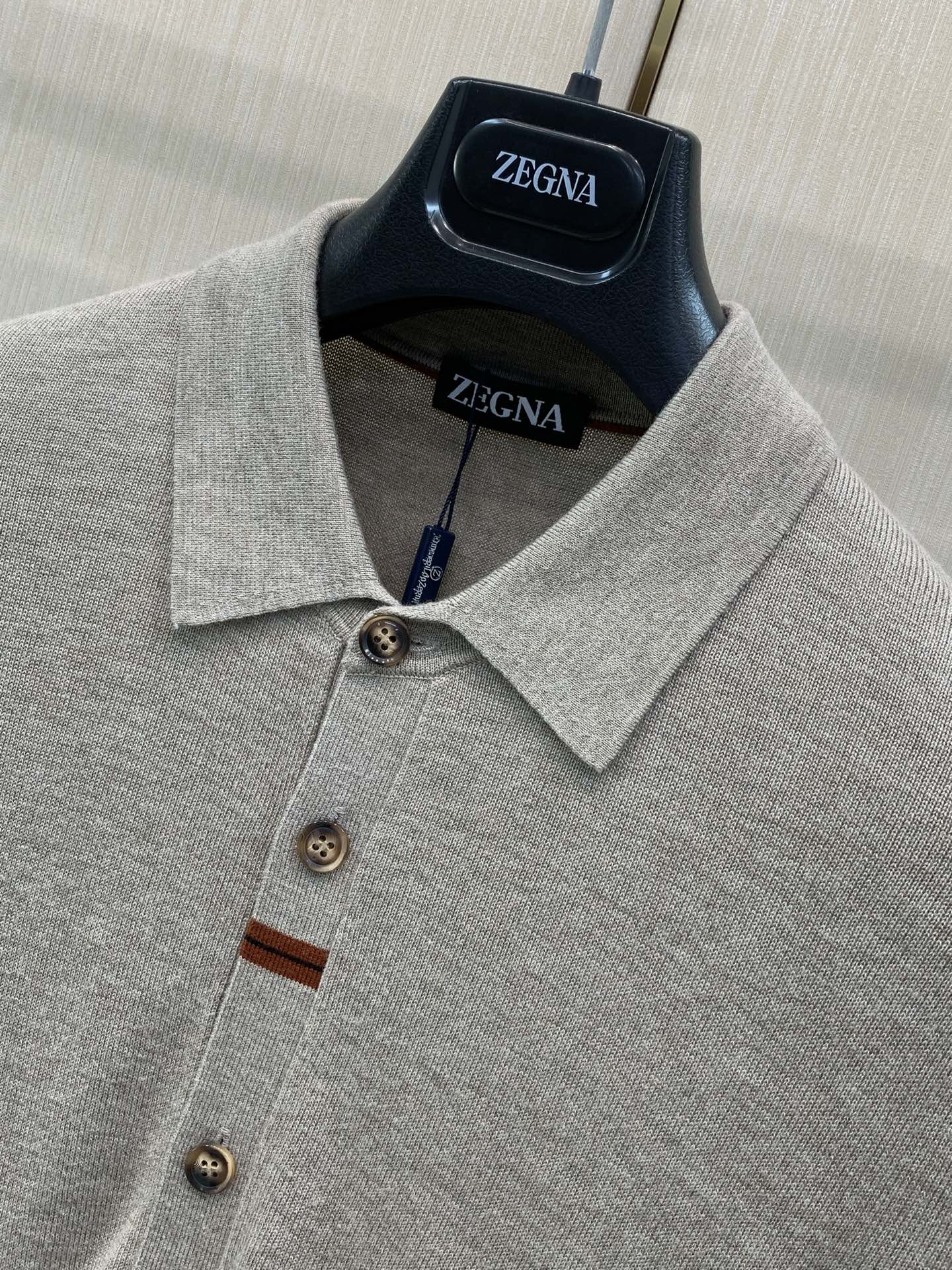 ，杰尼亚 Zegna，2026秋季最新品，专柜同步有售，原单狠货，时尚休闲针织毛衣，采用进口原版面料，舒适透气，上身帅气