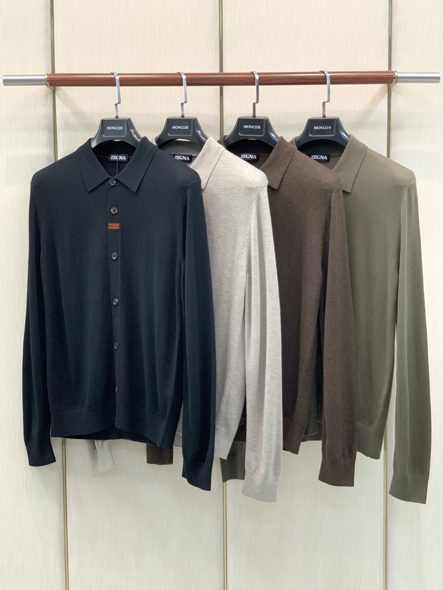 ，杰尼亚 Zegna，2026秋季最新品，专柜同步有售，原单狠货，时尚休闲针织毛衣，采用进口原版面料，舒适透气，上身帅气