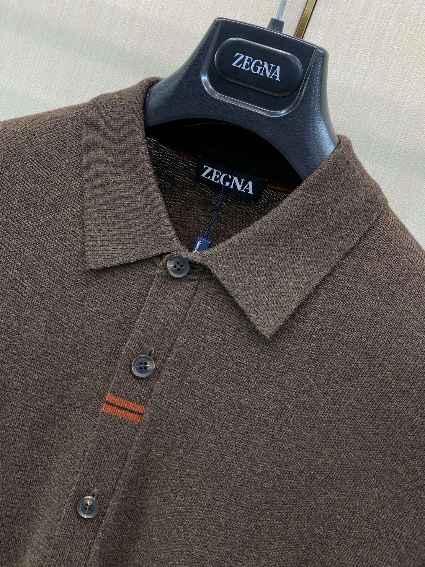 ，杰尼亚 Zegna，2026秋季最新品，专柜同步有售，原单狠货，时尚休闲针织毛衣，采用进口原版面料，舒适透气，上身帅气