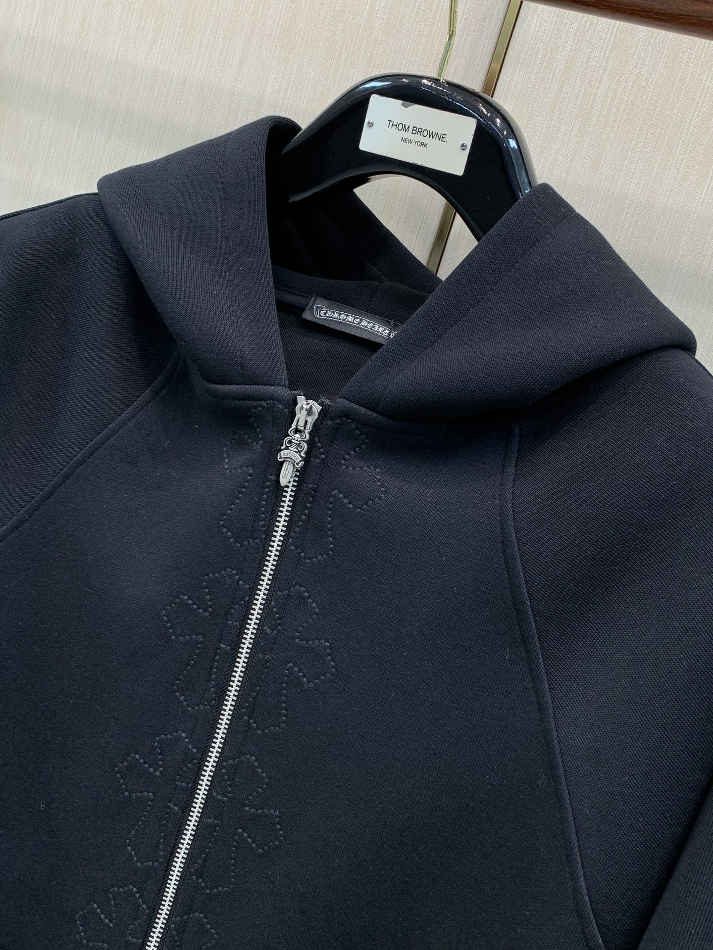 ，Chrome Hearts 克罗心，2026秋季新品，专柜同步有售，原单狠货，时尚休闲连帽卫衣外套，采用进口原版面料，