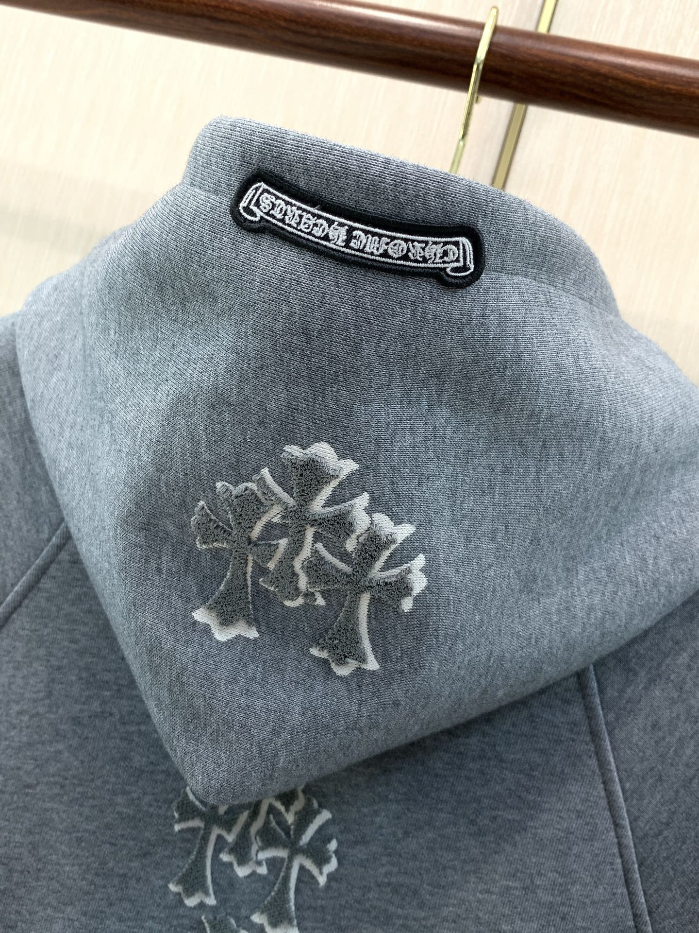 ，Chrome Hearts 克罗心，2026秋季新品，专柜同步有售，原单狠货，时尚休闲连帽卫衣外套，采用进口原版面料，