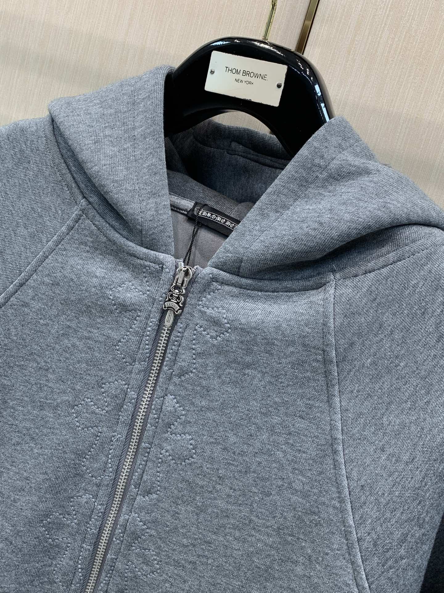 ，Chrome Hearts 克罗心，2026秋季新品，专柜同步有售，原单狠货，时尚休闲连帽卫衣外套，采用进口原版面料，