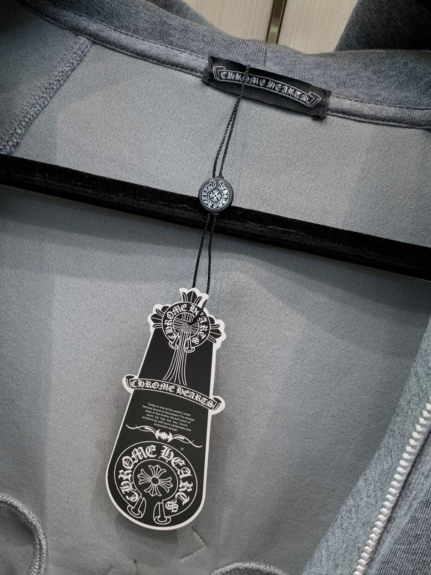 ，Chrome Hearts 克罗心，2026秋季新品，专柜同步有售，原单狠货，时尚休闲连帽卫衣外套，采用进口原版面料，