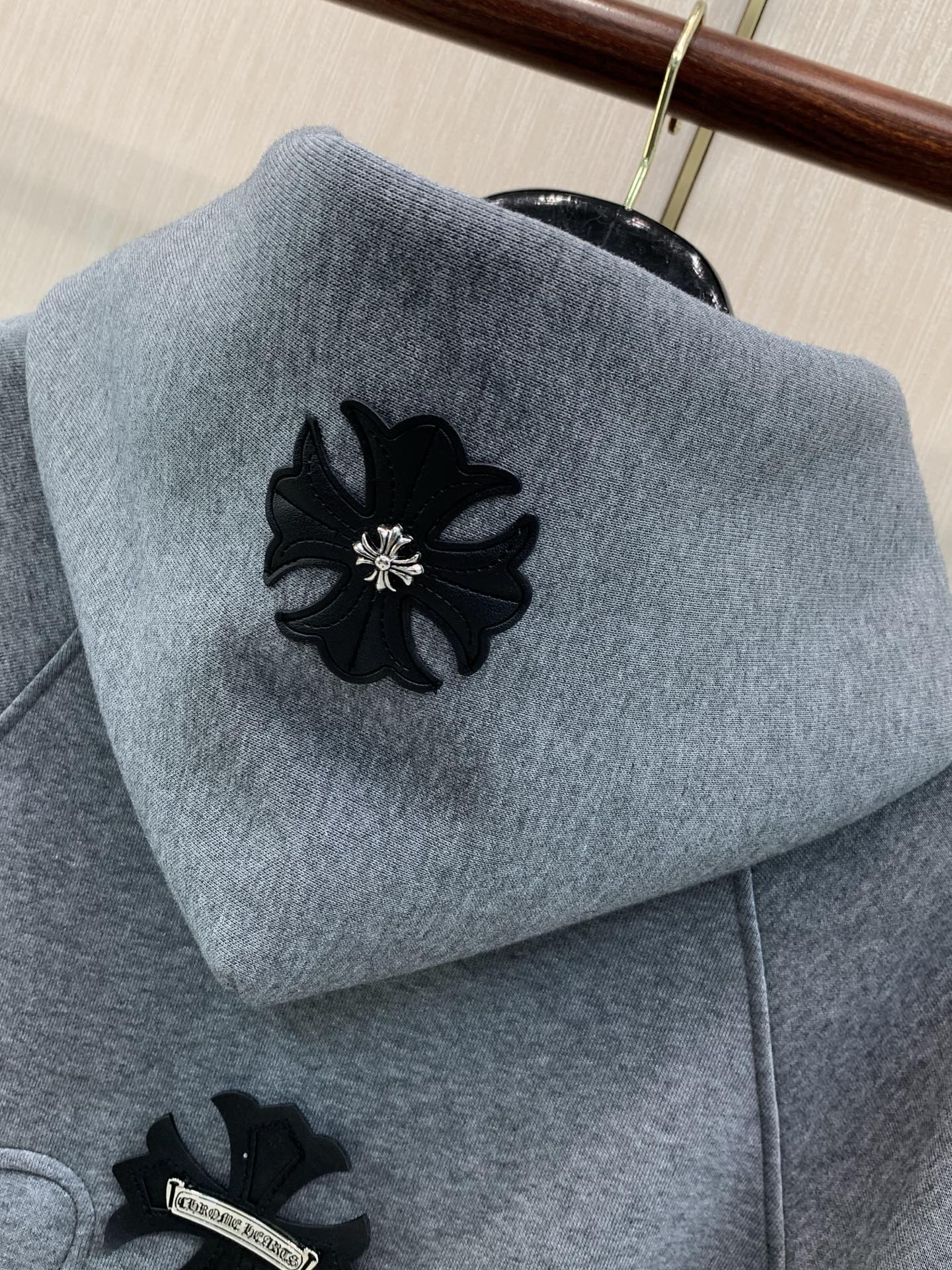，Chrome Hearts 克罗心，2026秋季新品，专柜同步有售，原单狠货，时尚休闲连帽卫衣外套，采用进口原版面料，