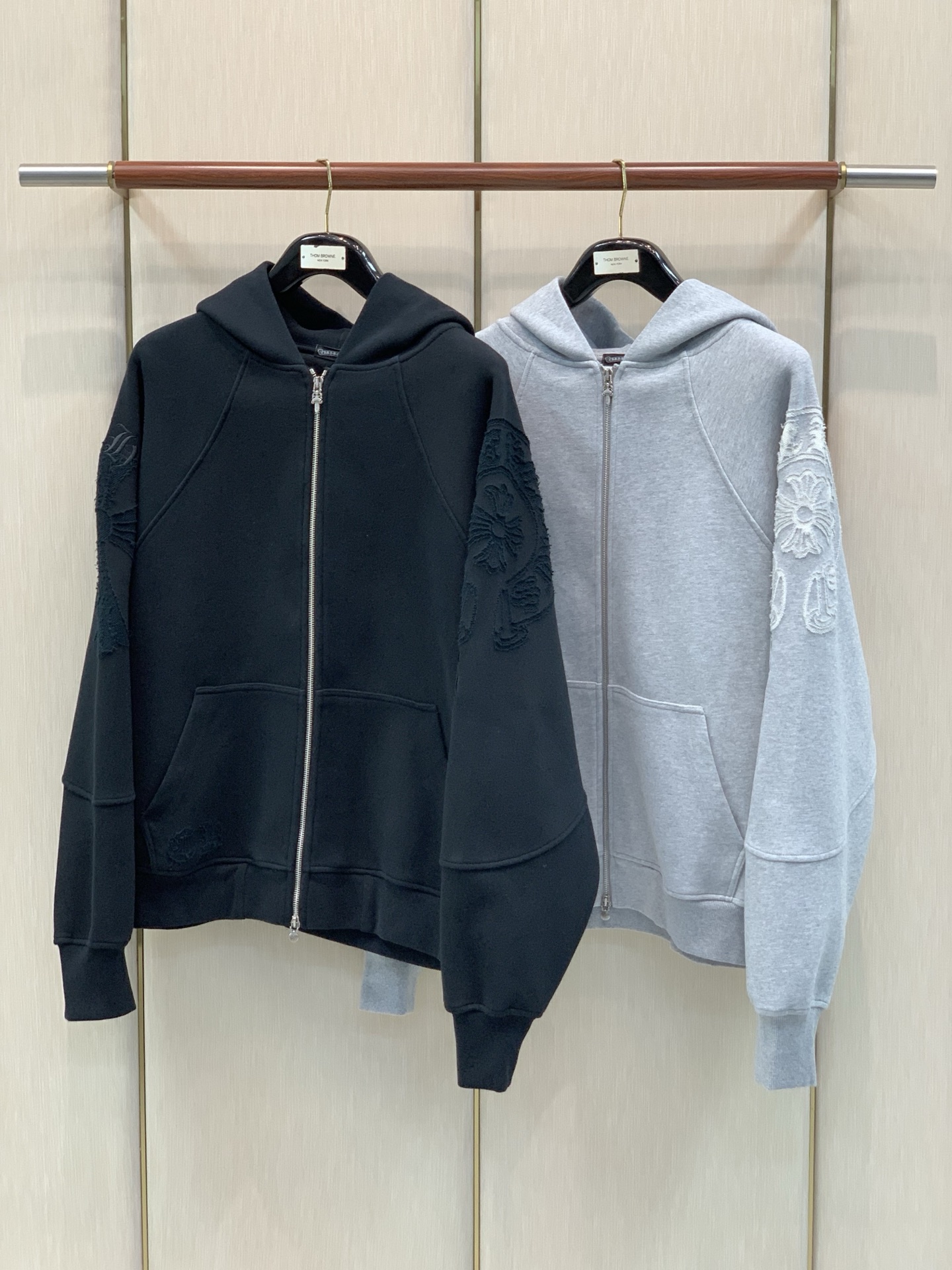 ，Chrome Hearts 克罗心，2026秋季新品，专柜同步有售，原单狠货，时尚休闲连帽卫衣外套，采用进口原版面料，