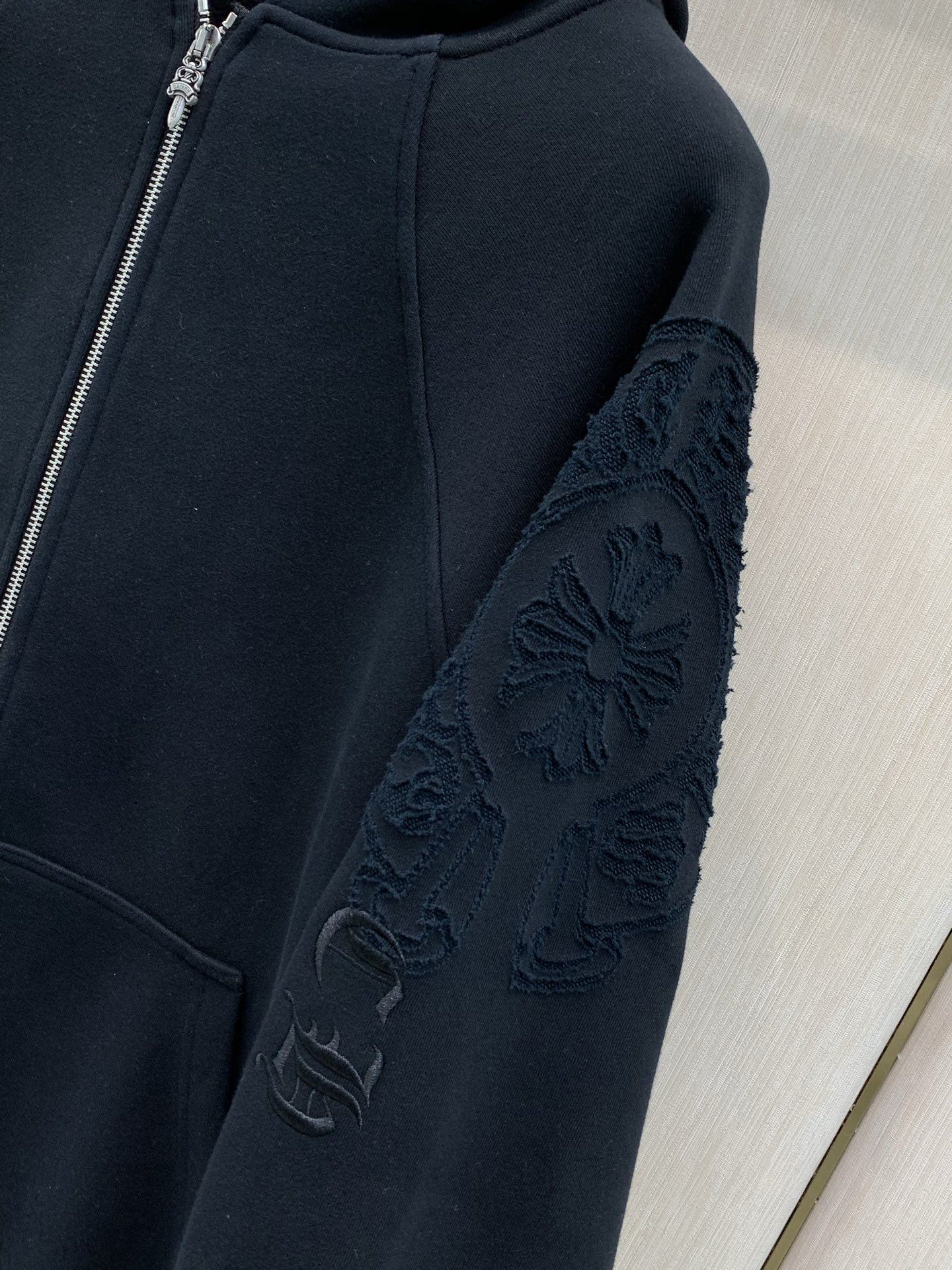 ，Chrome Hearts 克罗心，2026秋季新品，专柜同步有售，原单狠货，时尚休闲连帽卫衣外套，采用进口原版面料，