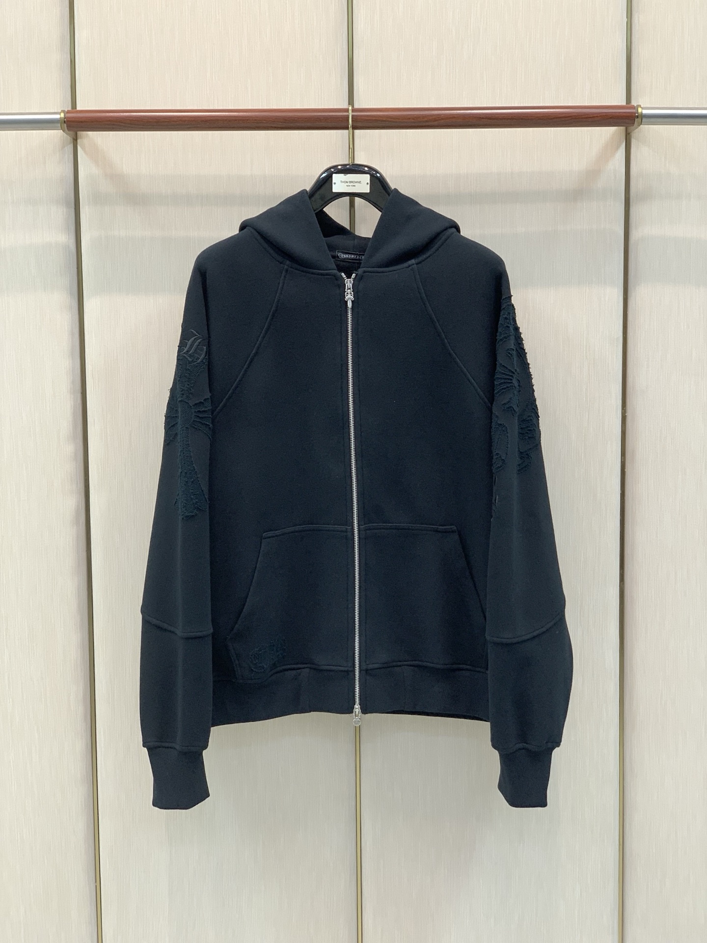 ，Chrome Hearts 克罗心，2026秋季新品，专柜同步有售，原单狠货，时尚休闲连帽卫衣外套，采用进口原版面料，