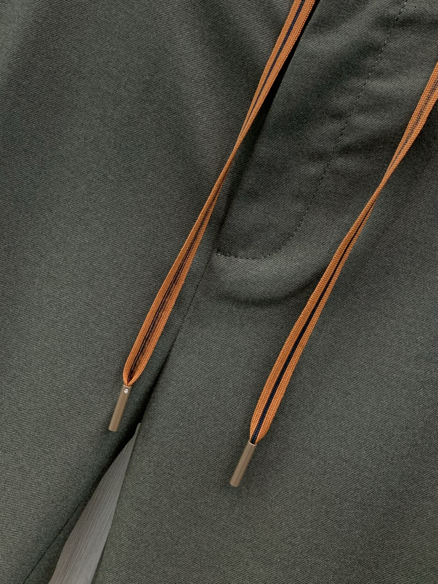 ，杰尼亚 Zegna，2026春秋最新品，专柜同步有售，原单狠货，时尚休闲裤，采用进口原版面料，舒适透气，原版五金辅料装