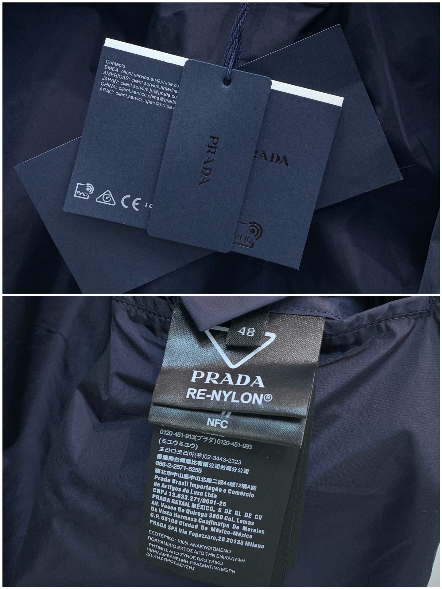 ，PRADA 普拉达，2026秋季最新品，专柜同步有售，时尚休闲连帽夹克外套，进口原版面料，做工极为复杂，唯一可以做代购